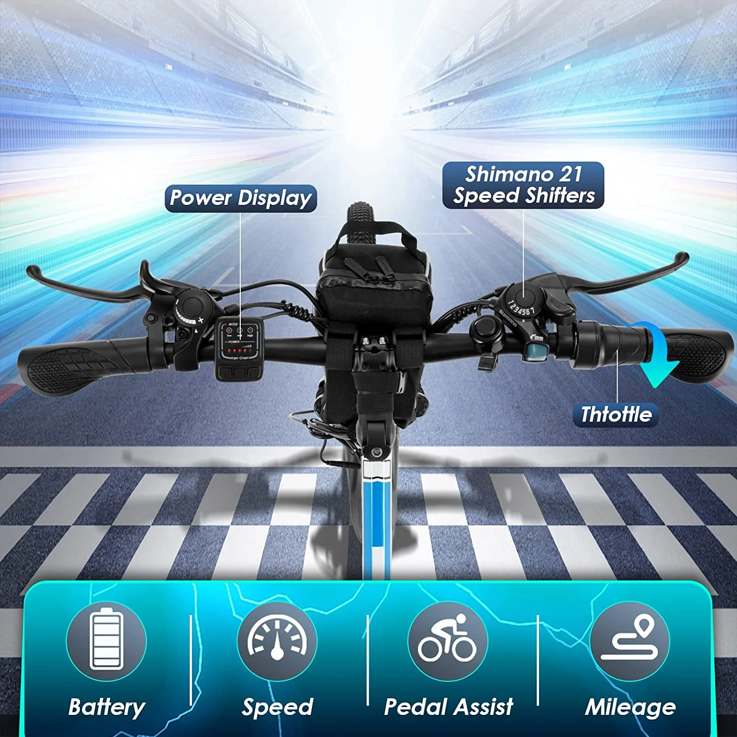 Vivi Electric Bike for Adults 26