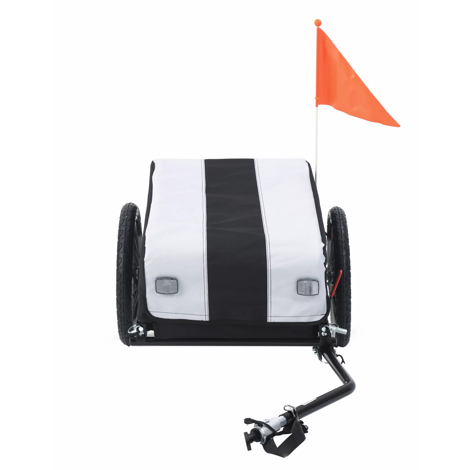 Bike Cargo Trailer, Bike Luggage Wagon Trailer with Removable Water Resistant Cover, Folding Frame Quick Release 16 Wheels - Womvr