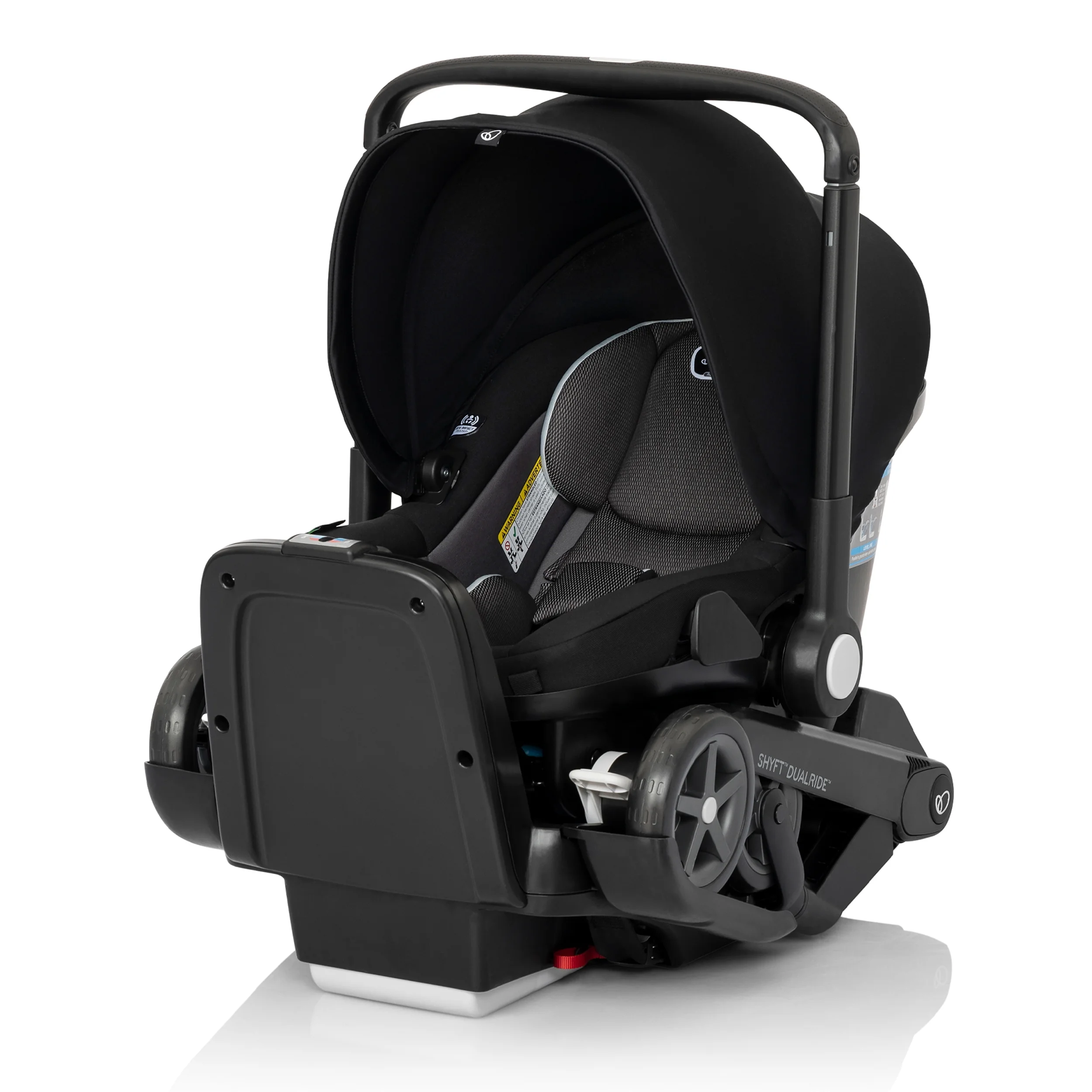 Evenflo Shyft DualRide Infant Car Seat and Stroller Combo (Beaufort Black), Unisex - Womvr