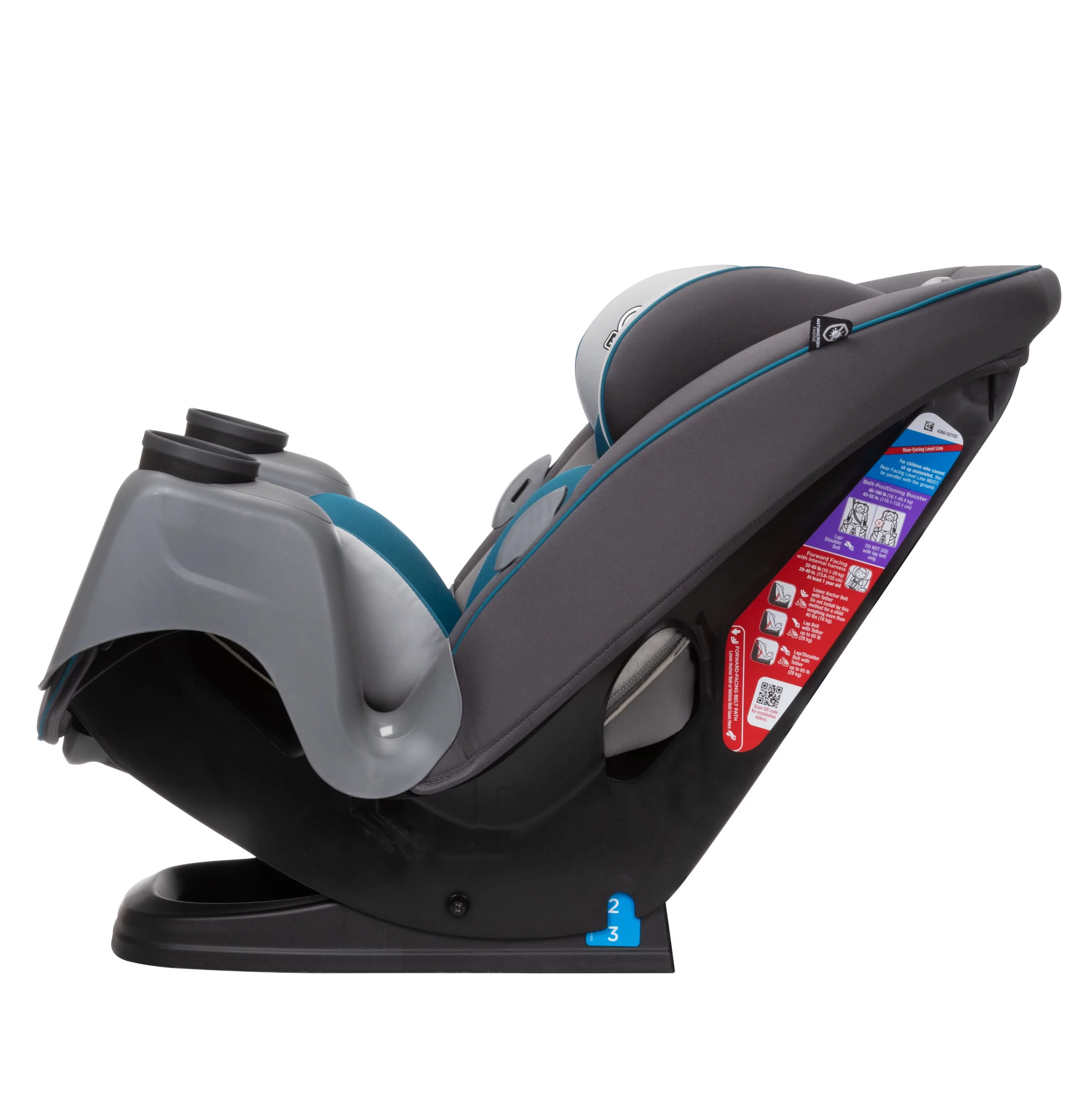 Safety 1st Grow and Go Sprint All-in-One Convertible Car Seat, Soapstone II - Womvr