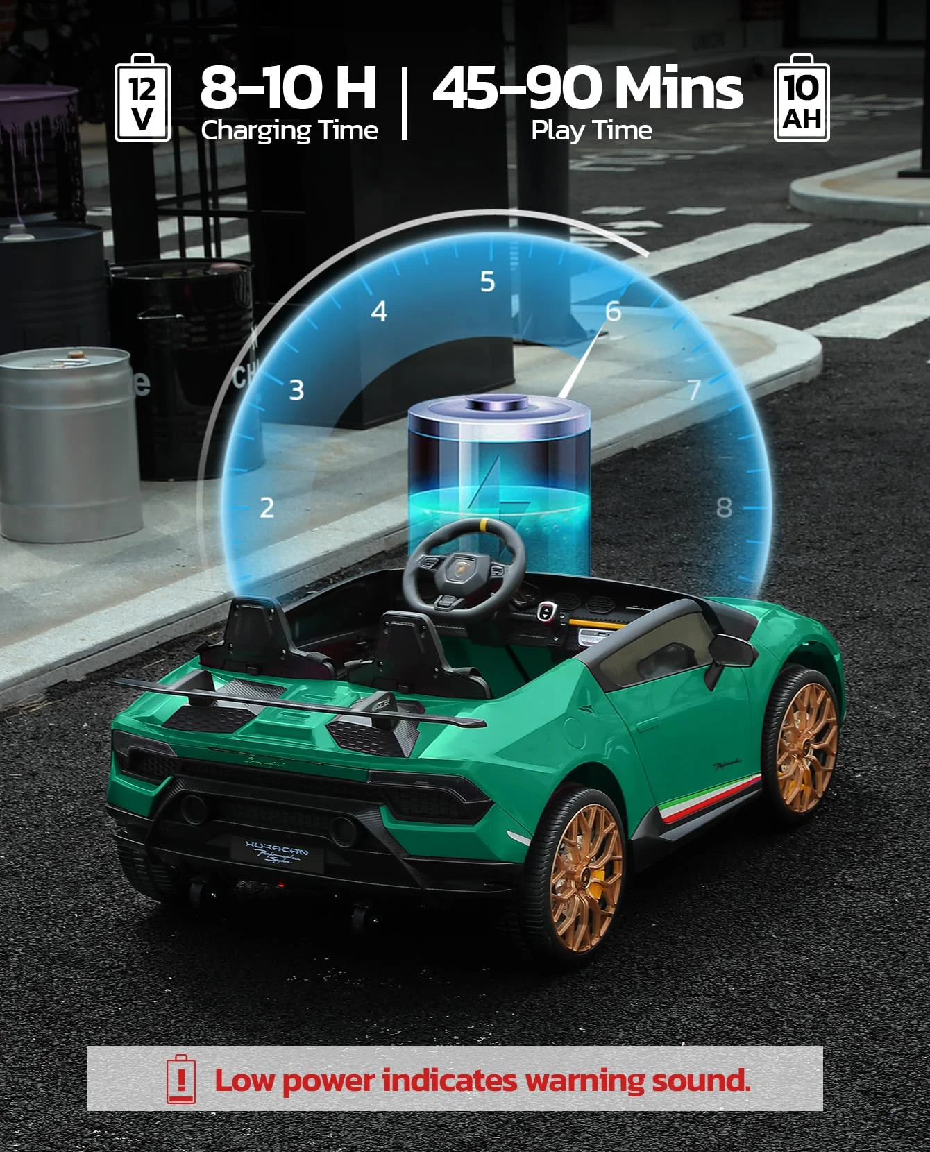 Lamborghini Huracan Ride on Car Real 2 Seater, Powered Electric Vehicle with Parent Remote, Maximum 4.0mph Ride on Toys for 3-8 Years Kids,Pink - Womvr