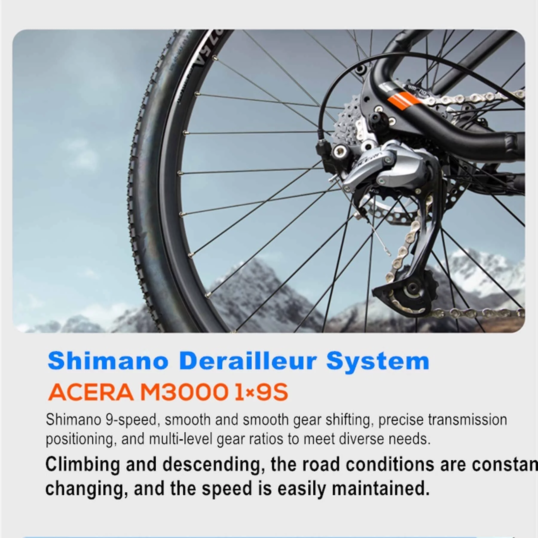 Dinling 7 Speed Electric Bike for Adults 36V 14Ah Li-ion Battery, 250W Motor, 27.5