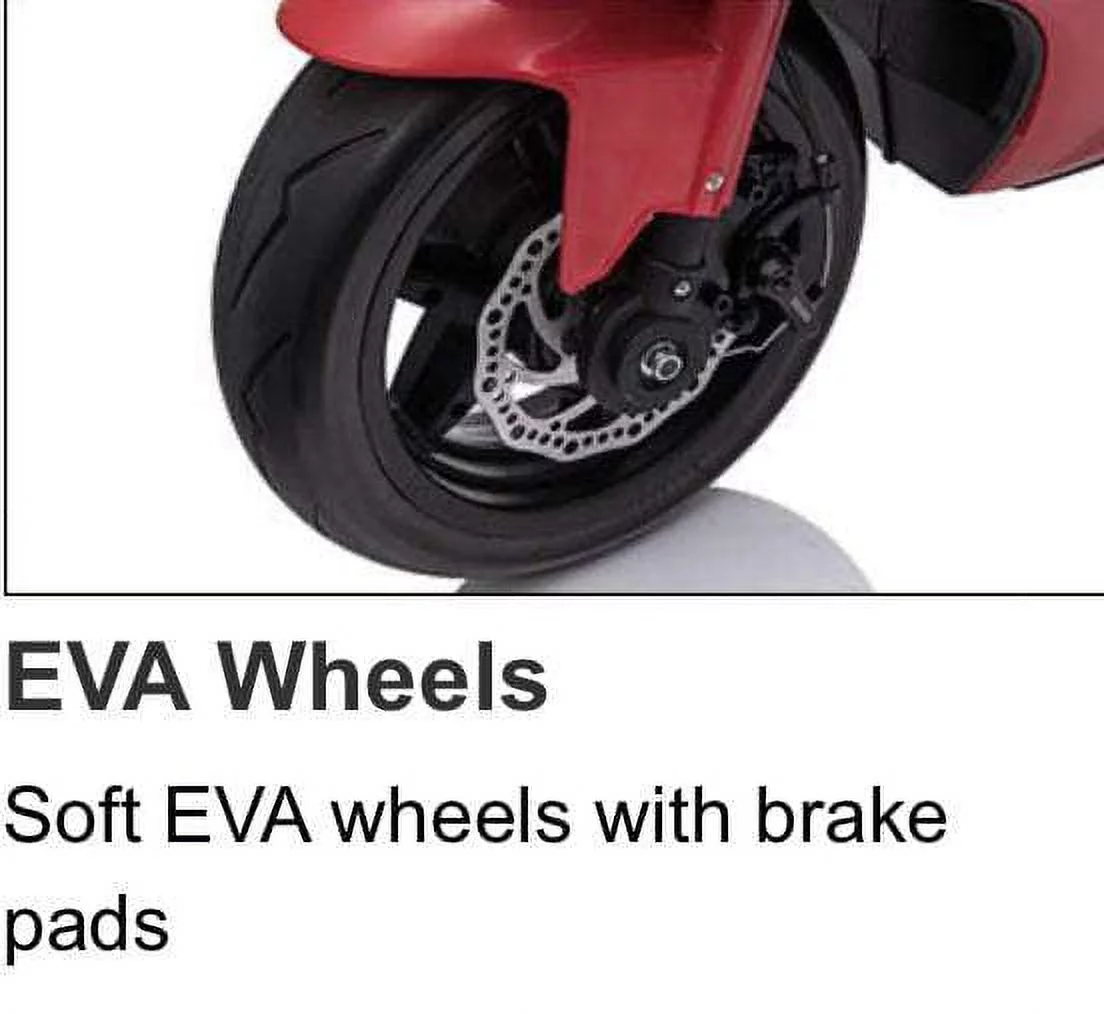 Elegant Electronix Ducati Style MP3 System Electric Mini Kids Unisex Motorcycle 24 V - Womvr