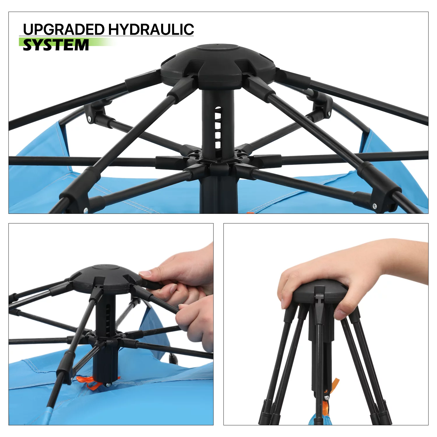 Magshion Large Camping Tents 4 Person Family Backpacking Tent Double Layer Outdoor Instant Set Up Tent with Carry Bag, Green - Womvr