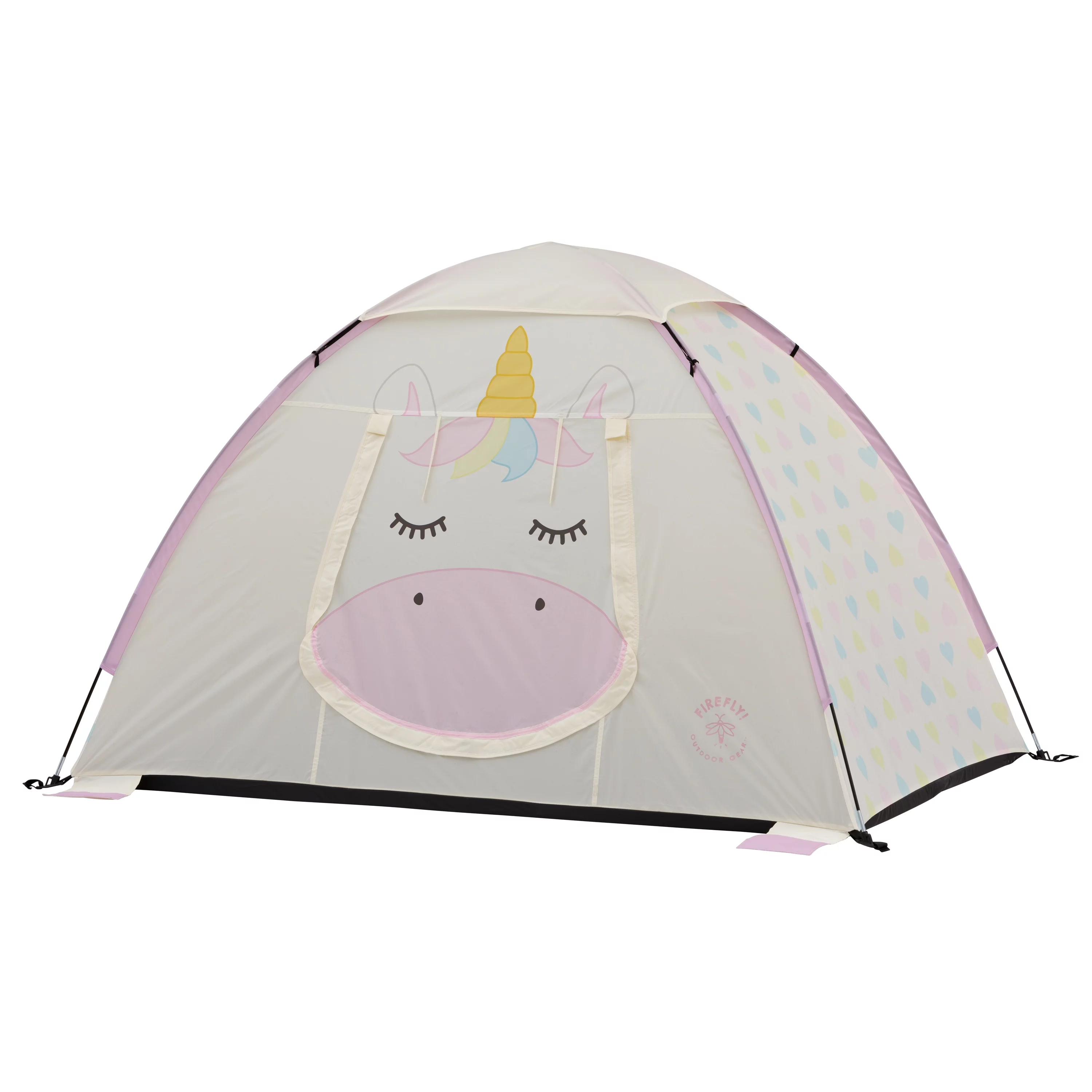 Firefly! Outdoor Gear Sparkle the Unicorn 2-Person Kid's Camping Tent - Off-White/Pink - Womvr