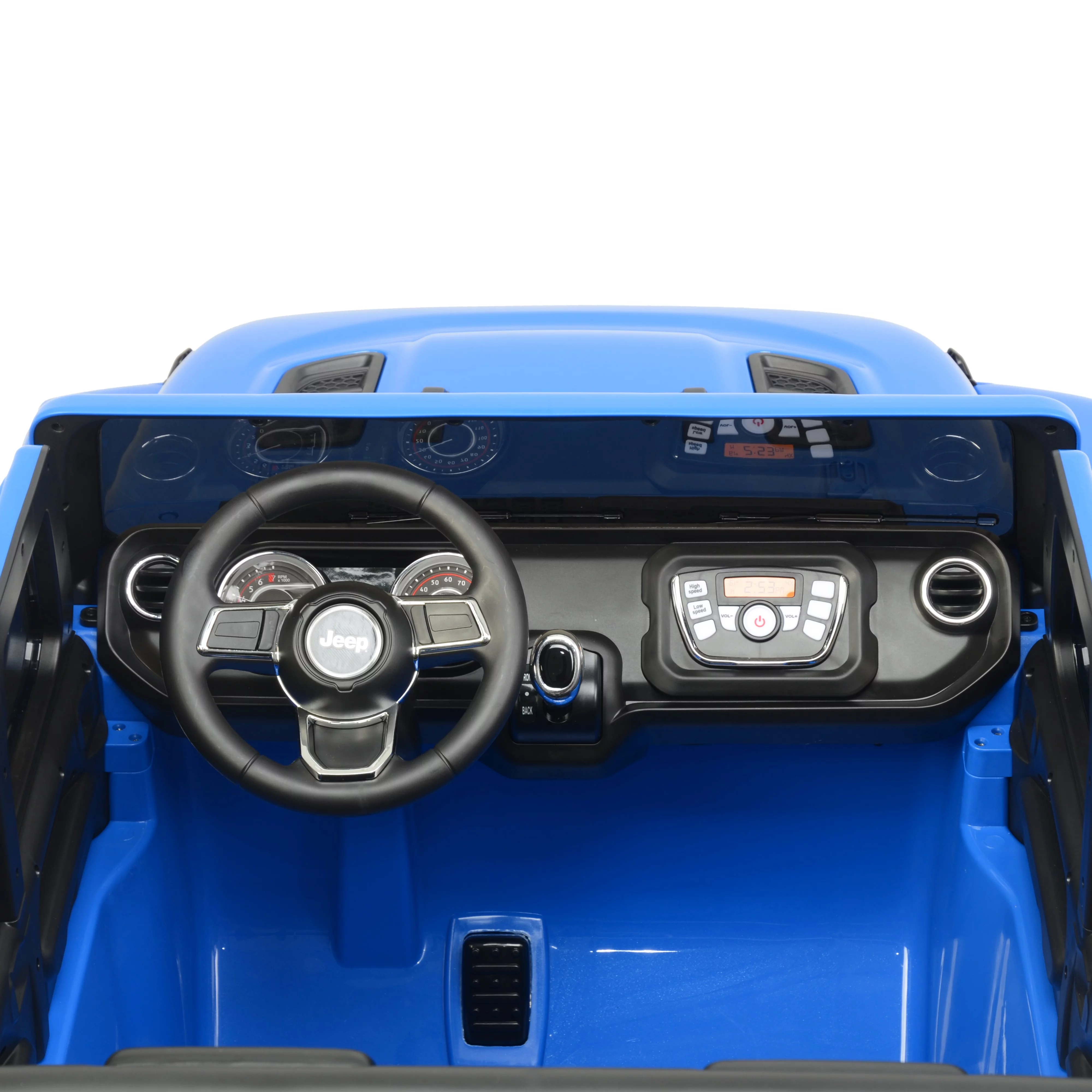 12V Jeep Gladiator Battery Powered Ride-on by Hyper Toys, Grey, for a Child Ages 3-8 - Womvr