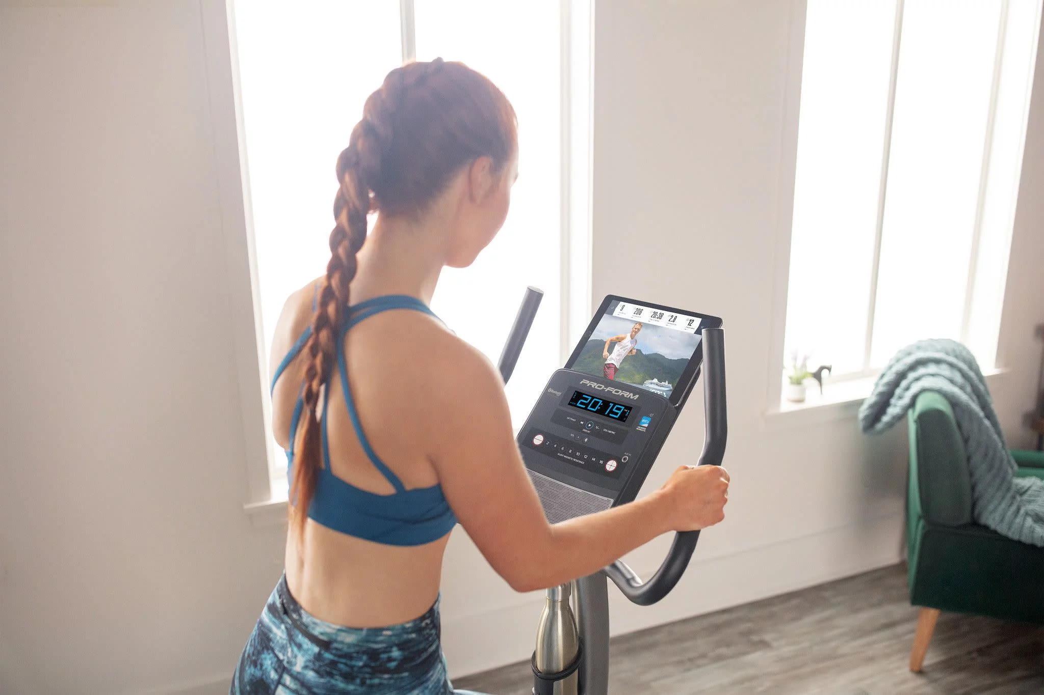 ProForm Cycle Trainer 300 Ci Upright Stationary Exercise Bike, Compatible with iFIT Personal Training - Womvr