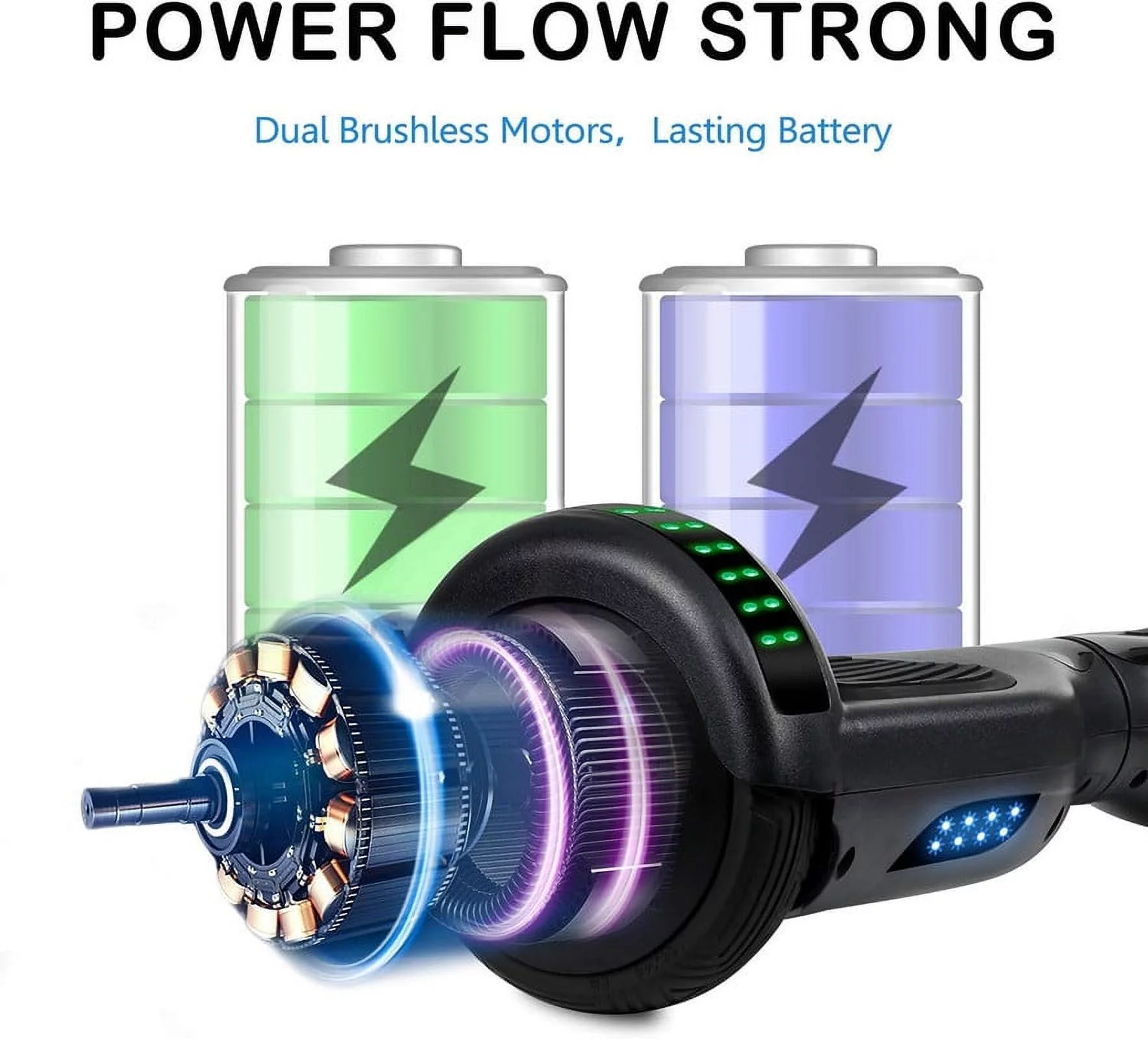 Hoverboard with Bluetooth and LED Lights 6.5