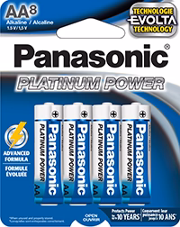 Panasonic Battery AA x8 Platinum Power | LR6XE8B - Womvr