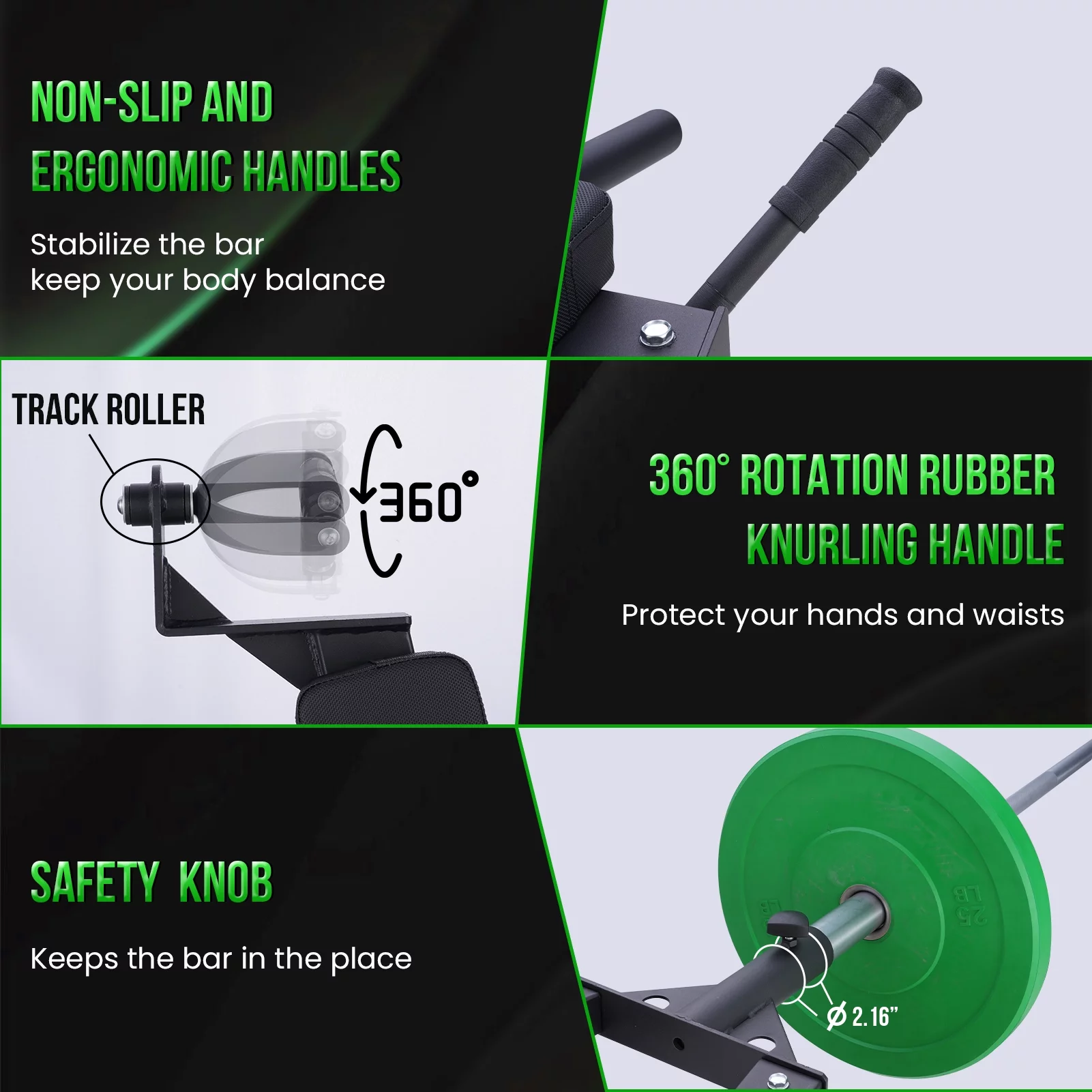 syedee Landmine Squat Attachment, Heavy-Duty T-Bar Row Machine with Viking Press, Fits 2-inch Olympic Barbell for Shoulder Press, Rowing - Womvr