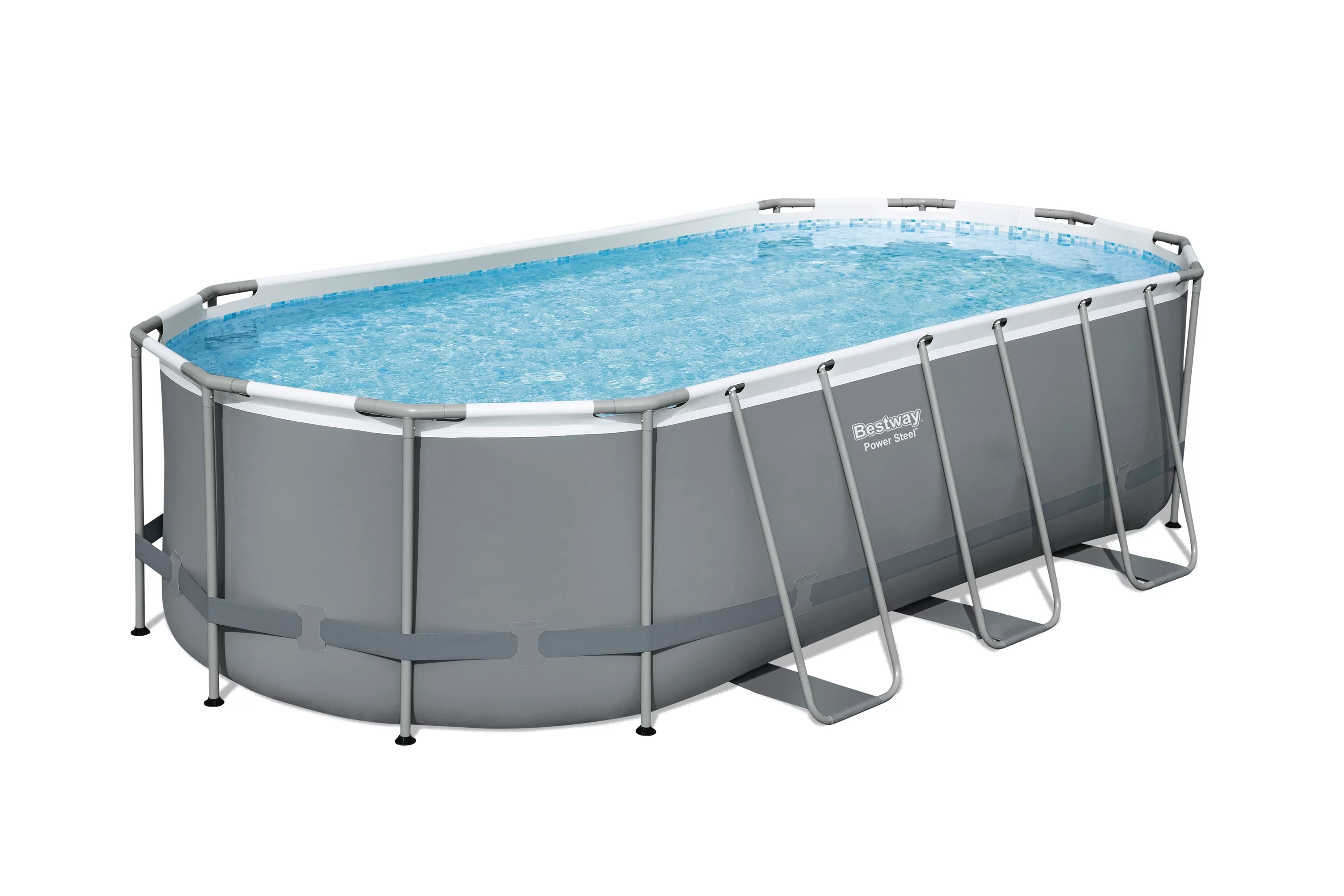 Bestway Power Steel 18' x 9' x 48'' Oval Above Ground Pool Set - Womvr