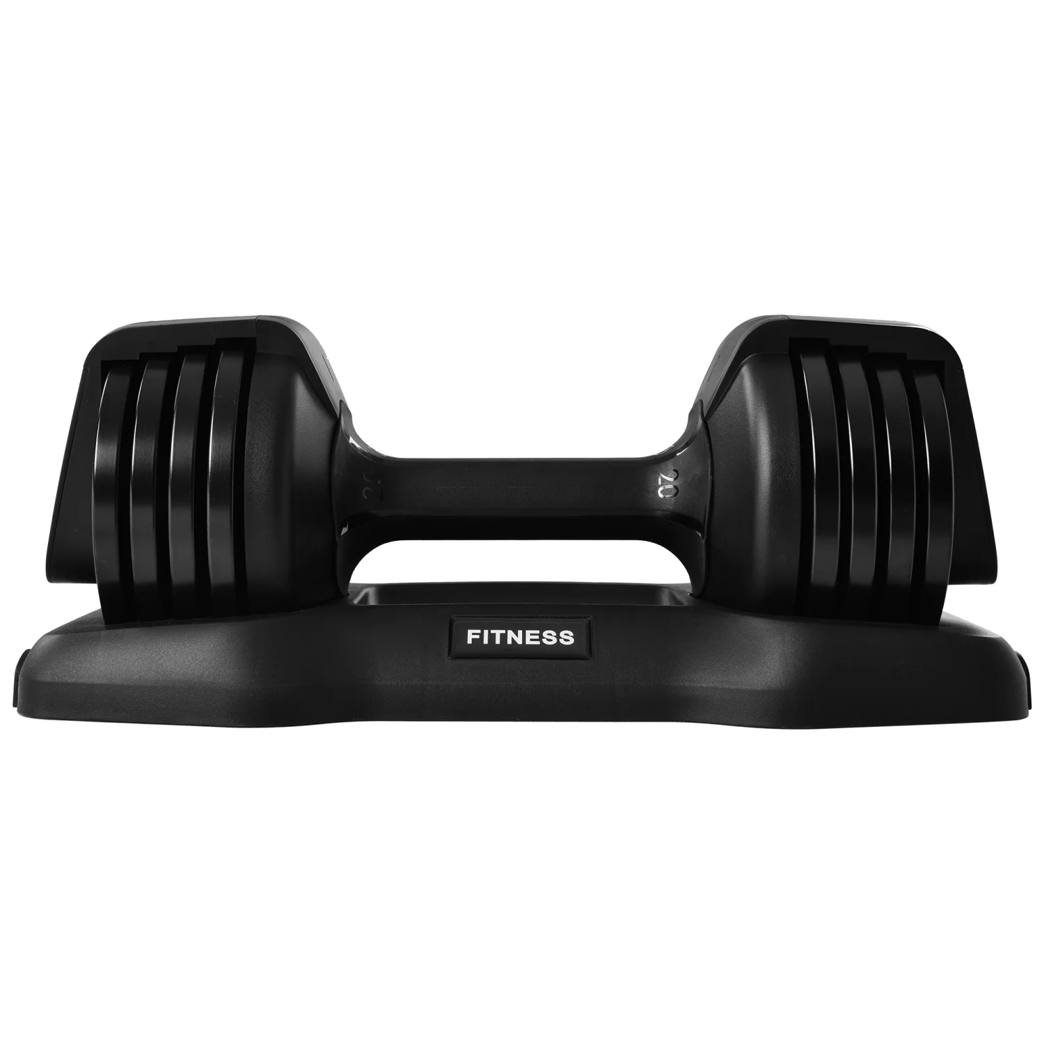 Adjustable Dumbbell 55 lb Dumbbell: Single Dumbbell with -Slip Handle, Fast Adjust Weight by Turning Handle with Tray, Exercise Fitness Dumbbell Suitable for Women Man Workout - Womvr