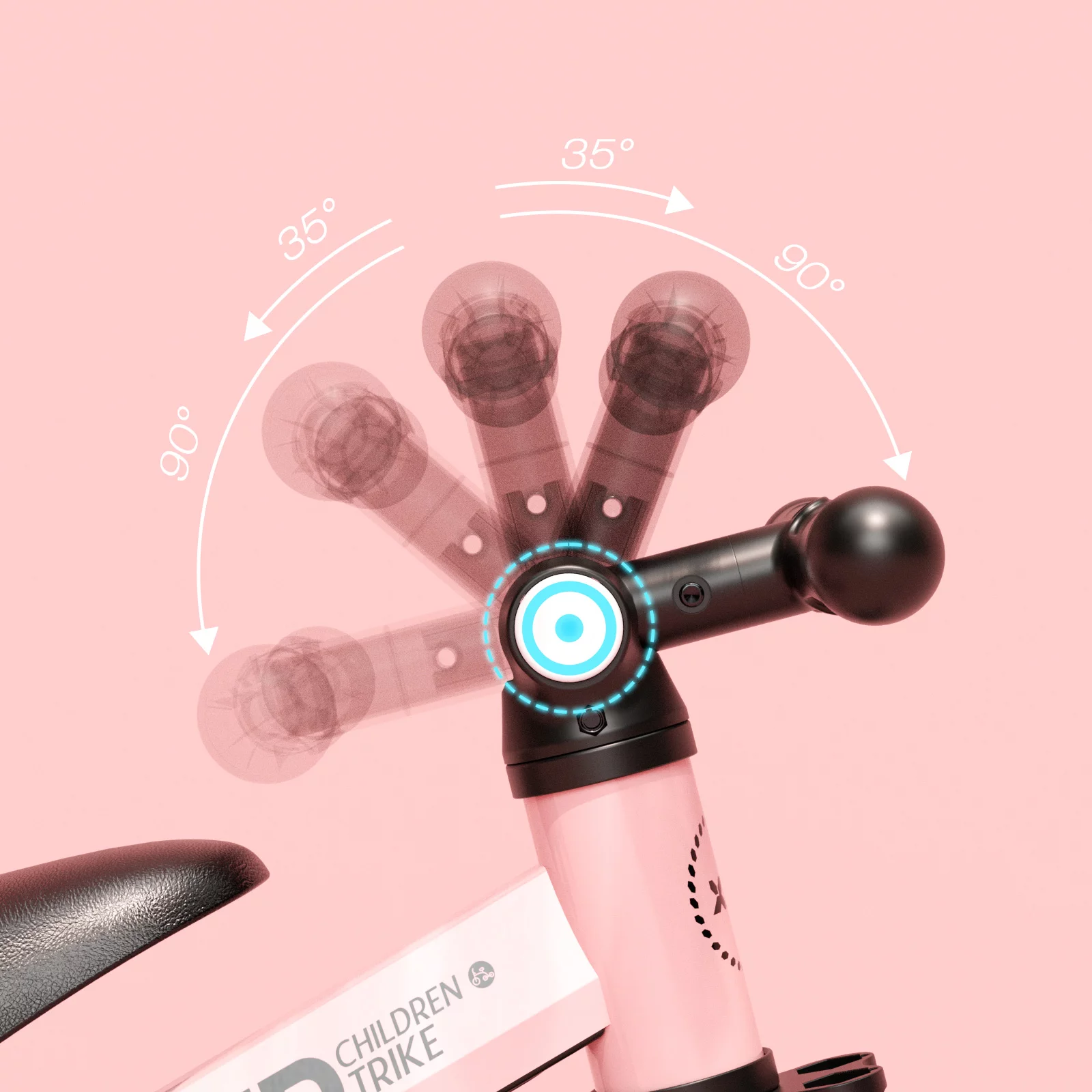 KORIMEFA Toddler Bike with Push Handle, Toddler Tricycle for Age 1 to 3 Years Old Boy Girl, Baby Bike Balance Bike - Womvr