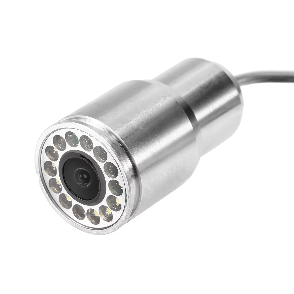 Nebublu Underwater Fishing Camera, 12 LEDs Night Vision Waterproof Camera - Must-Have for Boat and Ice Fishing, 15m/30m/50m Cable Included - Womvr