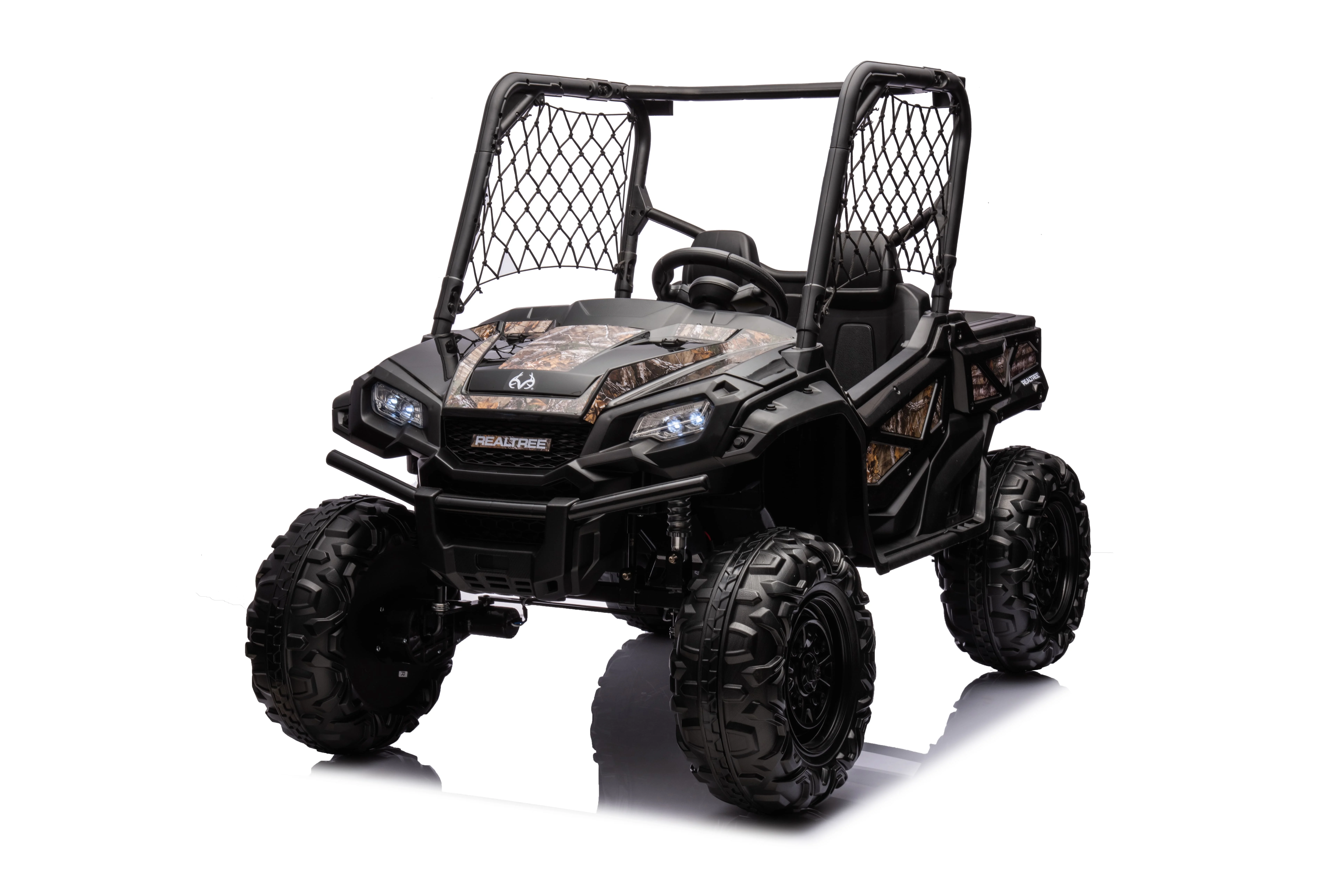 Realtree XD UTV 24V battery-operated ride-on with remote, MP3,USB for Kids 3+ years - Womvr