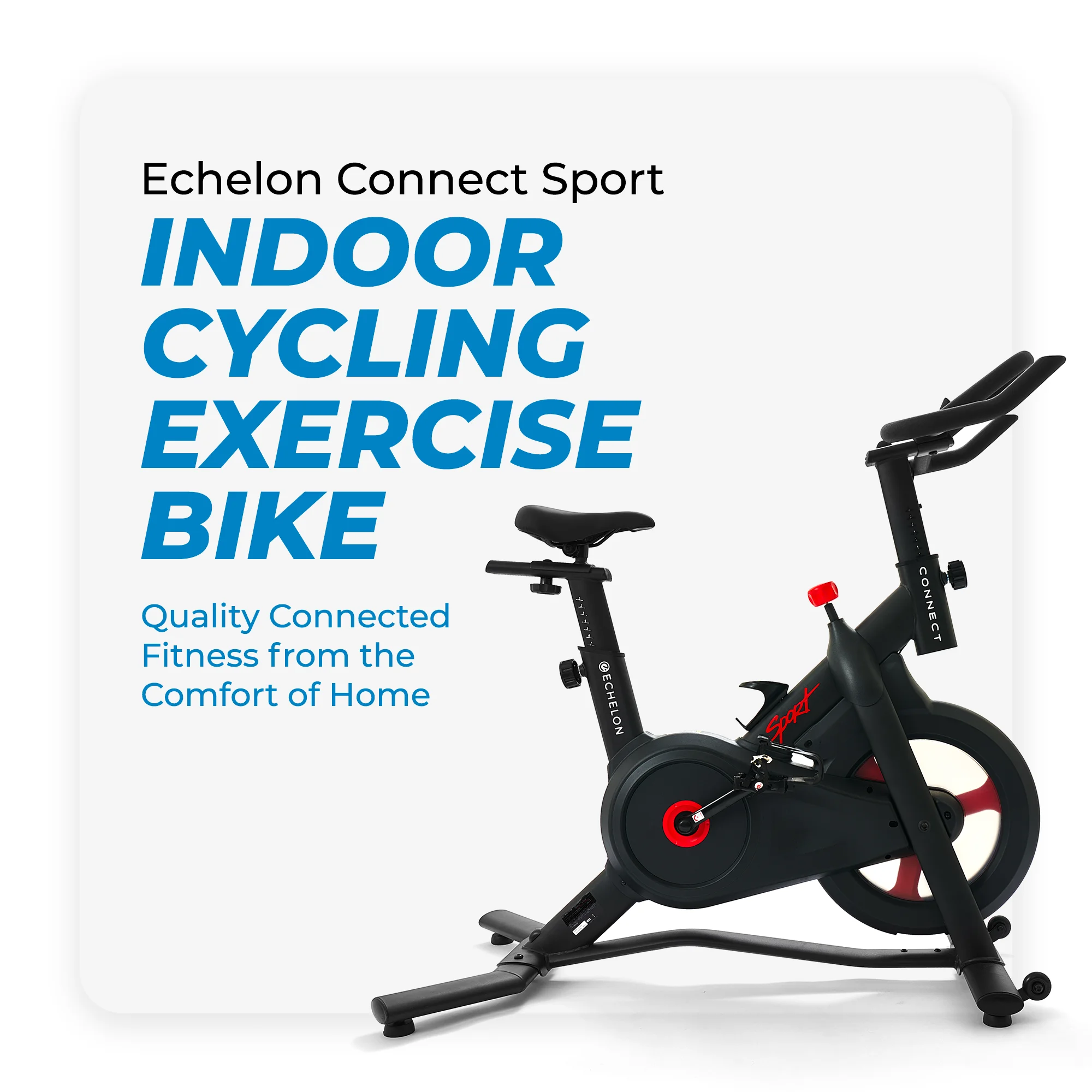 Echelon Connect Sport Indoor Cycling Exercise Bike + 30-Day Free Membership Trial - Womvr