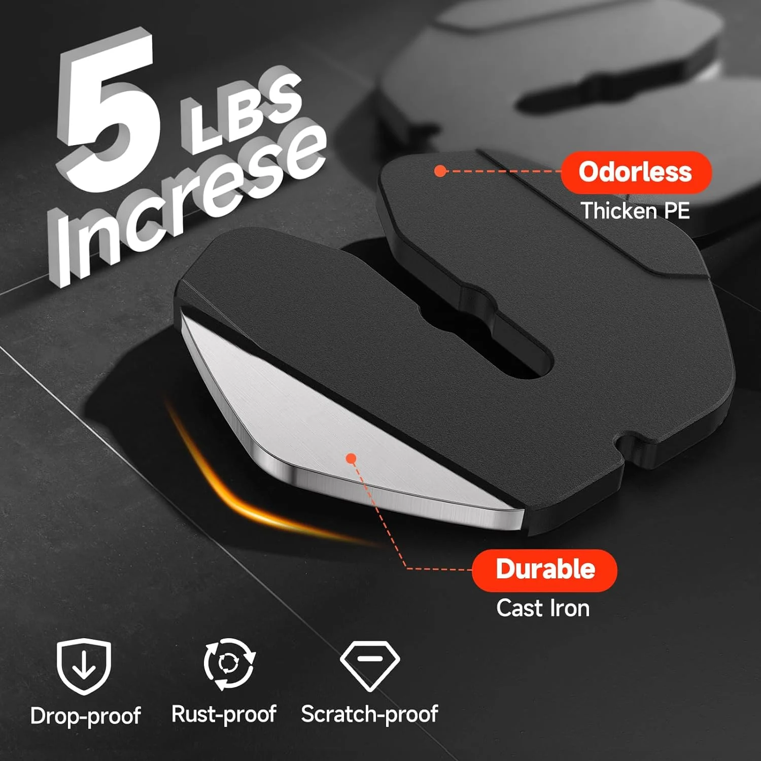 UPGO 55LB Adjustable Dumbbells Single,15LB to 55LB Hex Adjustable Dumbbells of 2 Anti-Slip Handle, Suitable for Home Gym Exercise Equipment - Womvr