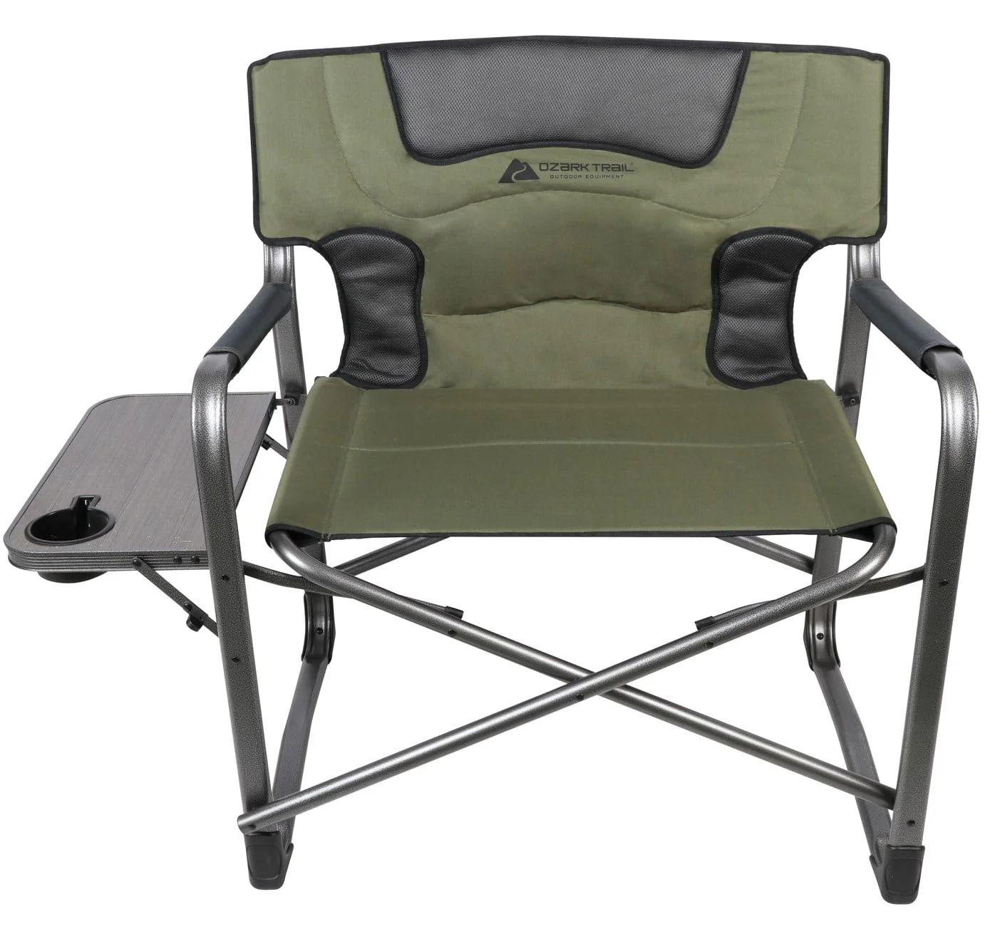 Ozark Trail Camping Director Chair XXL, Blue, Adult, 10lbs - Womvr