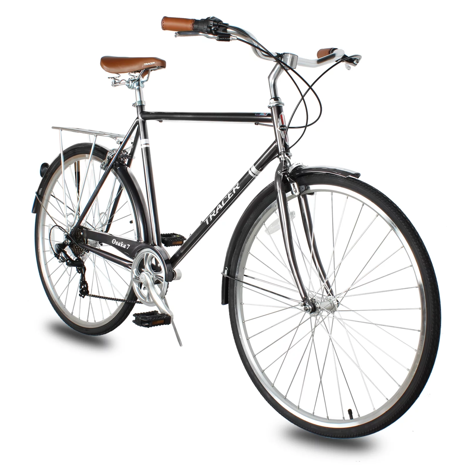 Tracer Osaka Men's Hybrid City Bike 21
