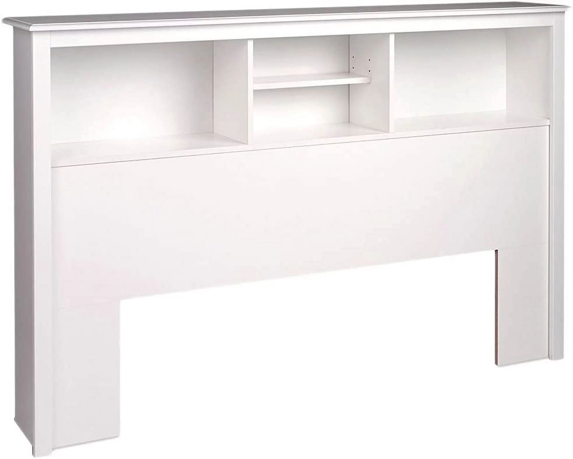 YGDU Stylish Full/Queen Headboard with 3 Compartments. Deep Bookcase Style Headboard for Full/Queen Size Beds 11 D x 65.75 W x 43 H. White. WSH-6643 - Womvr