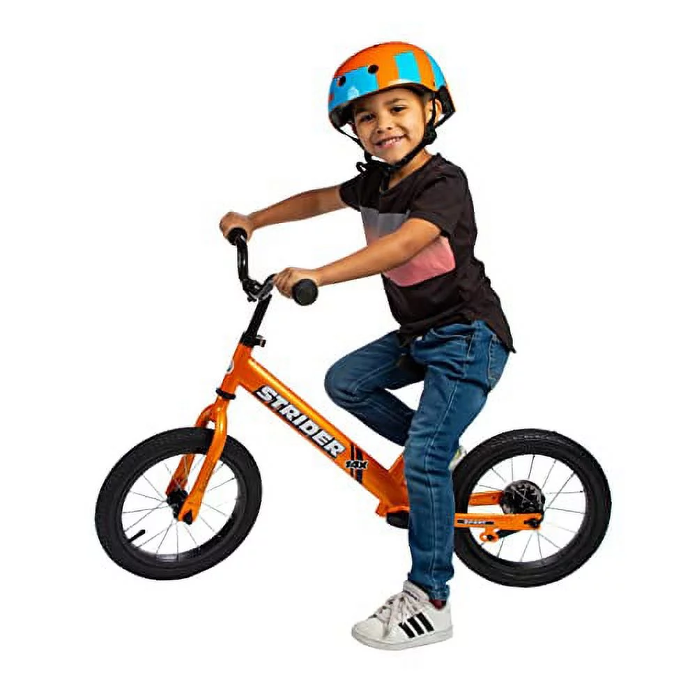 Strider - 14x Sport Balance Bike, Ages 3-7 Years, Pedal Conversion Kit Sold Separately - Awesome Blue - Womvr