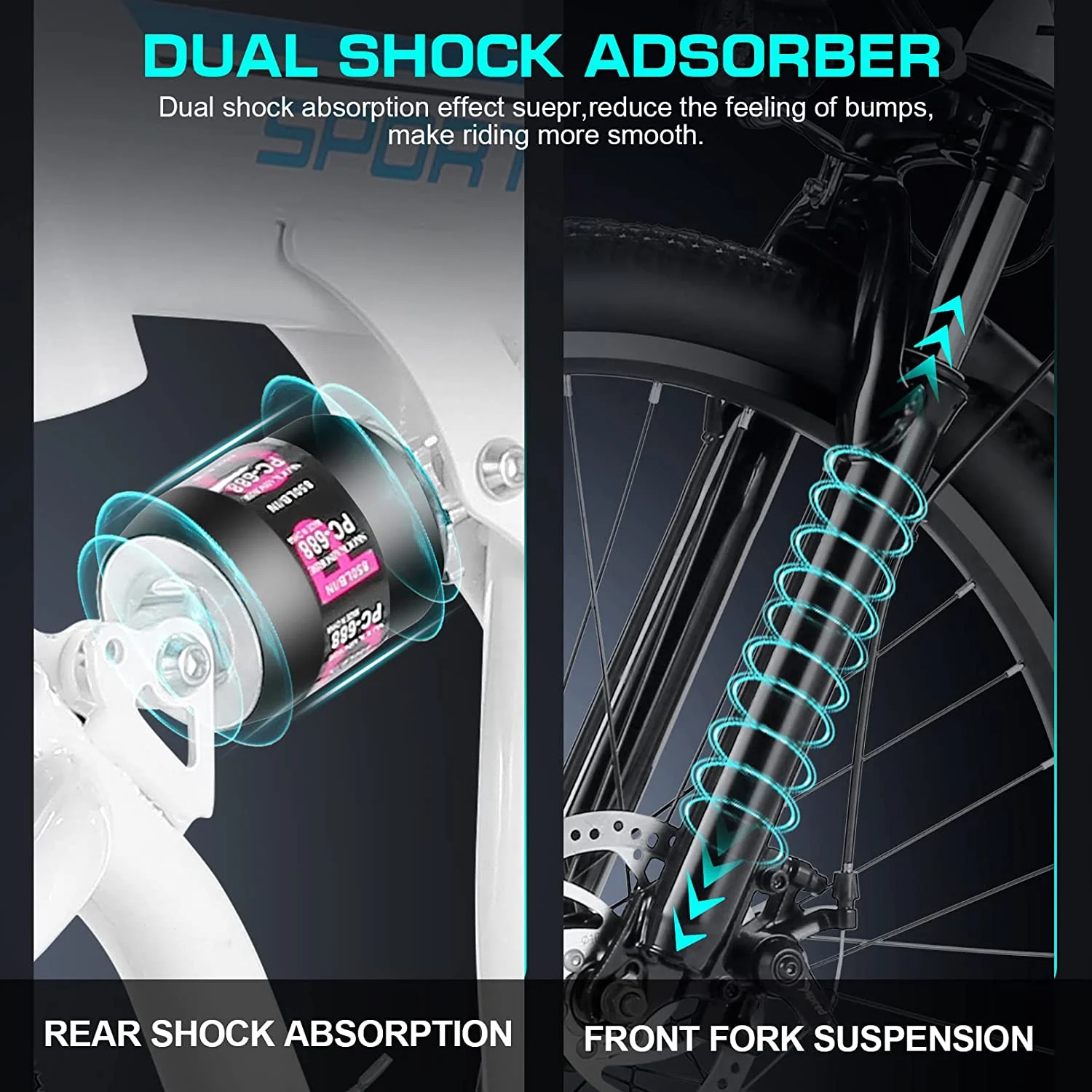 Vivi Electric Bike for Adults 26