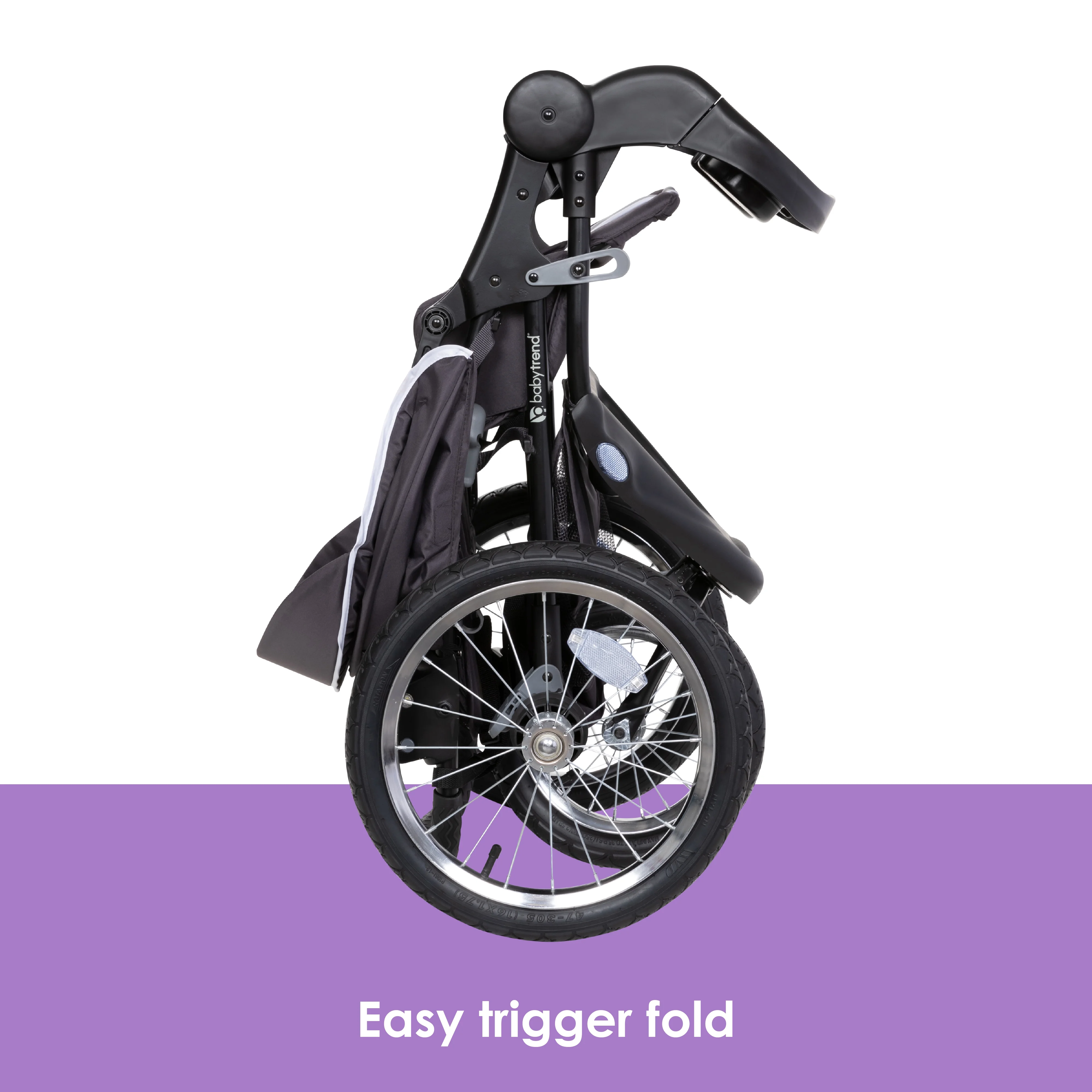 Baby Trend Xcel-R8 Plus Jogging Stroller - Liberty Grey - Womvr