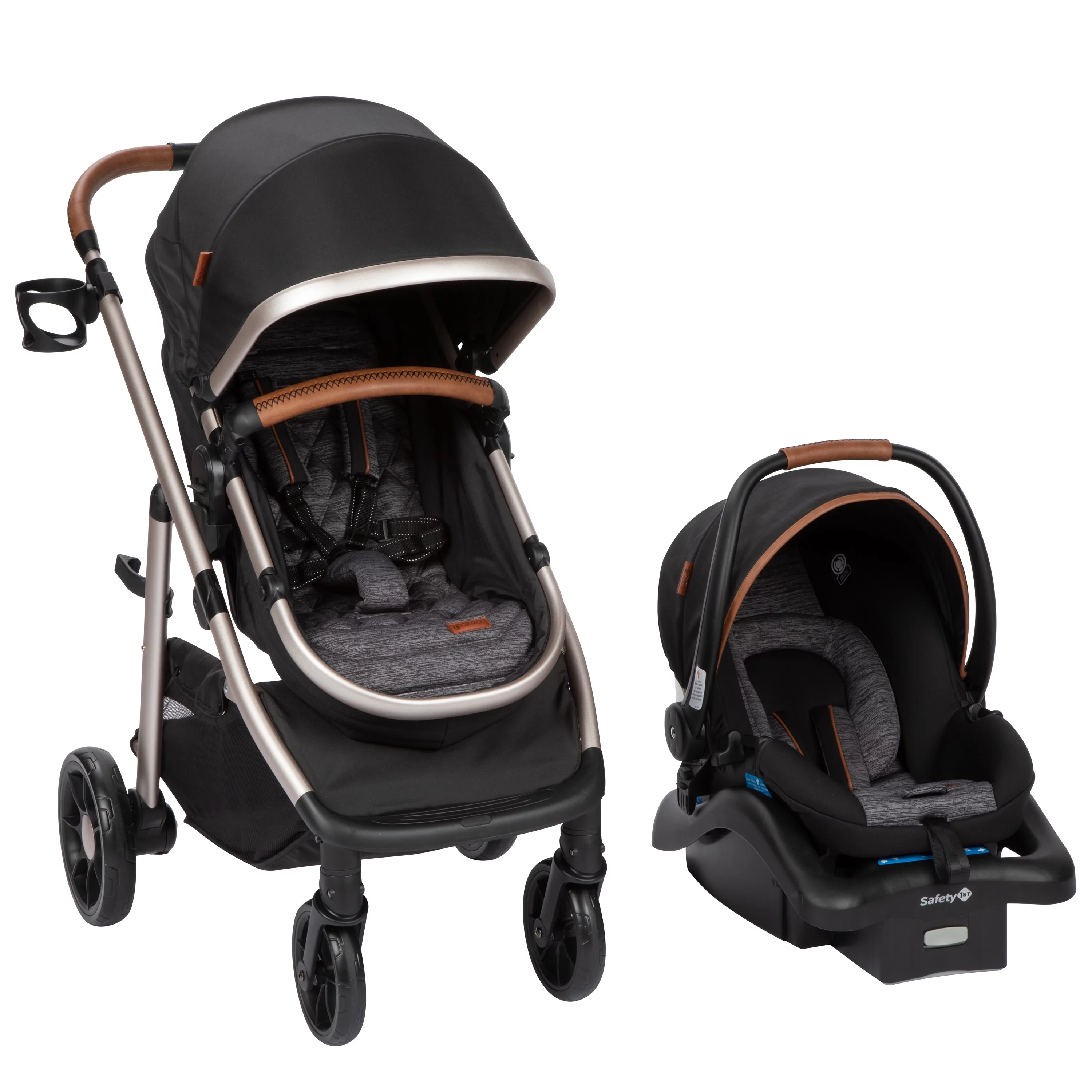Monbebe 6-in-1 Modular Travel System, Plaid - Womvr