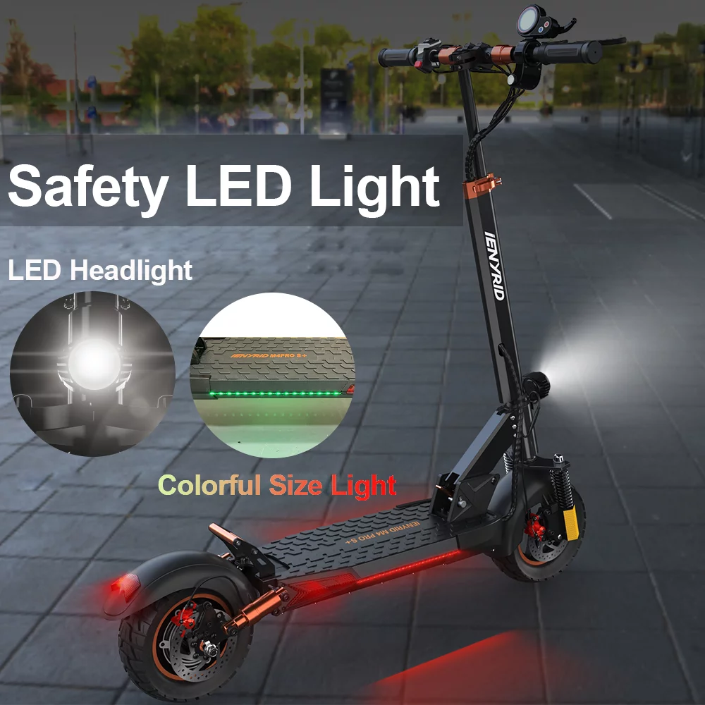 Electric Scooter 28 mph & 25 Miles 700W Kick Scooter, 10