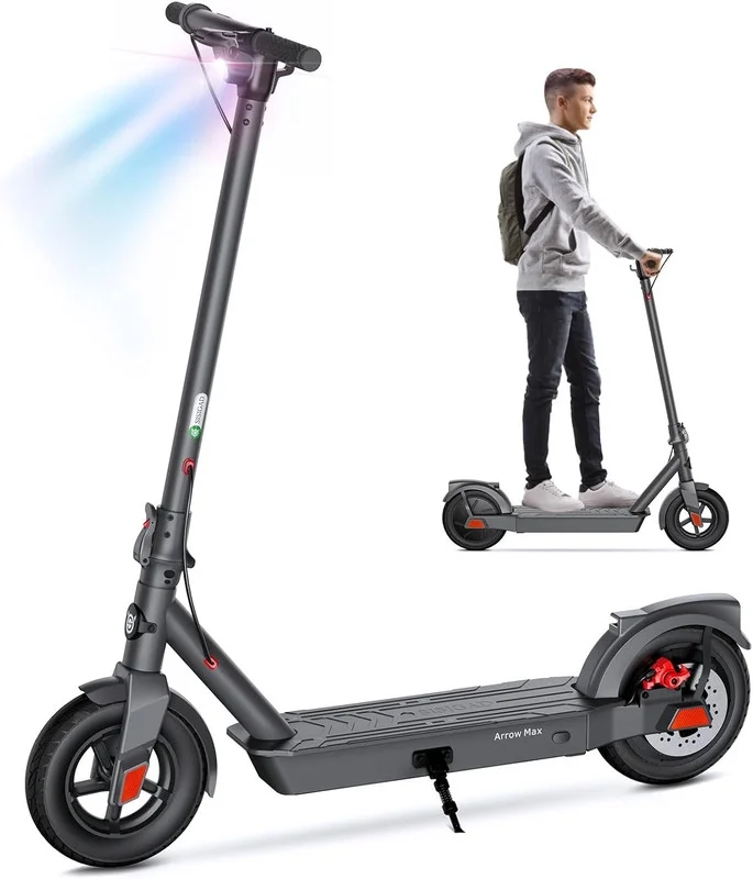 SISIGAD Electric Scooter for Adults, Peak 500W Motor, 8.5