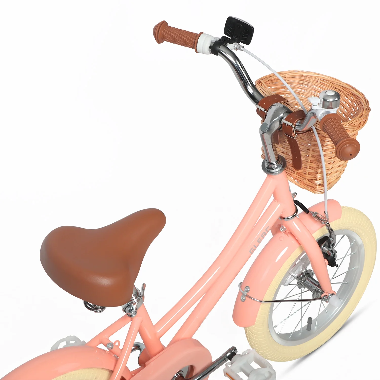 Glerc Little Molly 14 inch Kids Girls Bike for 3-5 Years Old Little Child,Yellow - Womvr