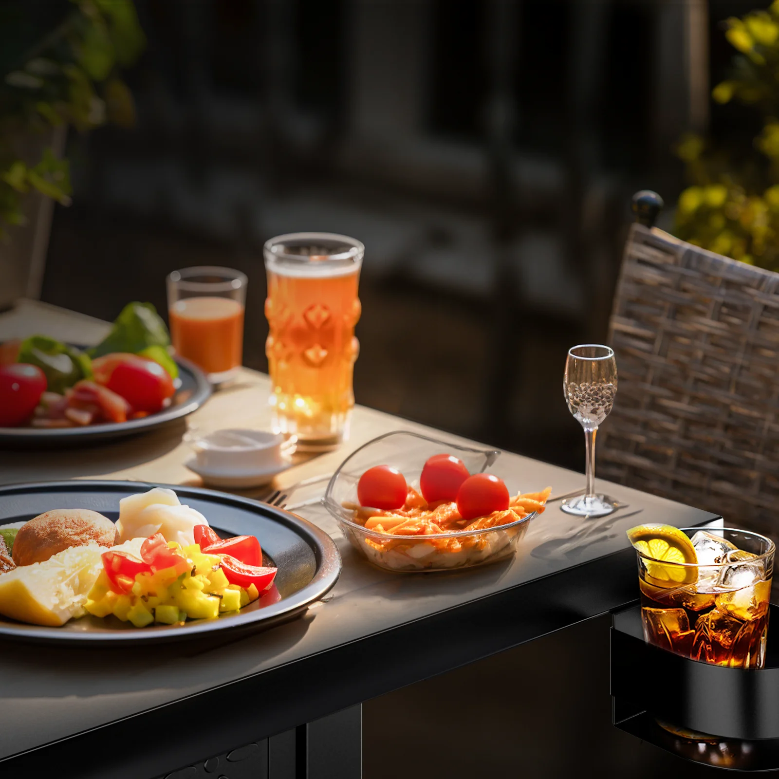 28 Inch Propane Fire Pits with Lid and Lava Rock, 50000 BTU Steel Gas Fire Pit Table for Outdoor - Womvr