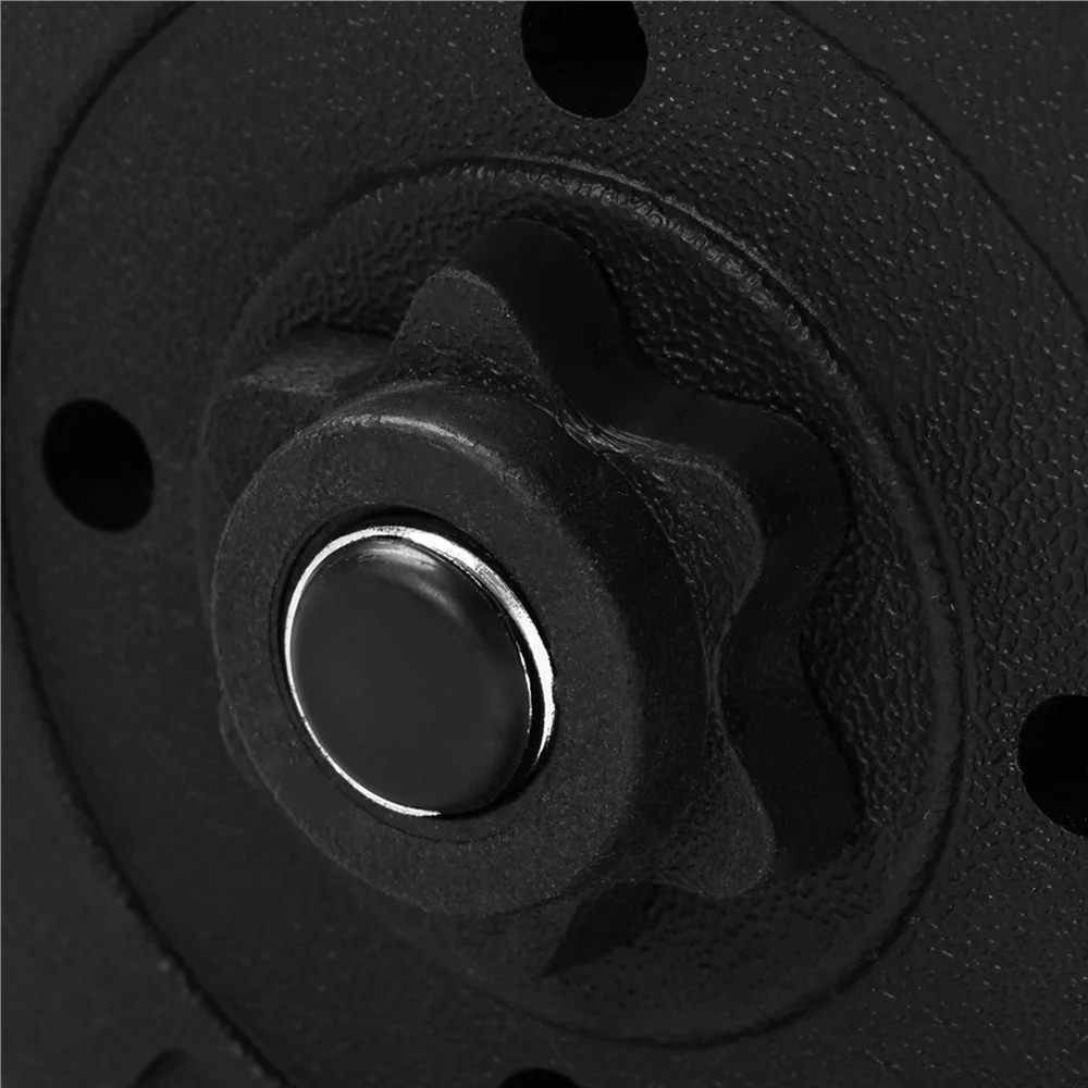 Yaheetech 66LB Adjustable Dumbbell Weight Set Home Training Dumbbell Pair Lifting Black - Womvr