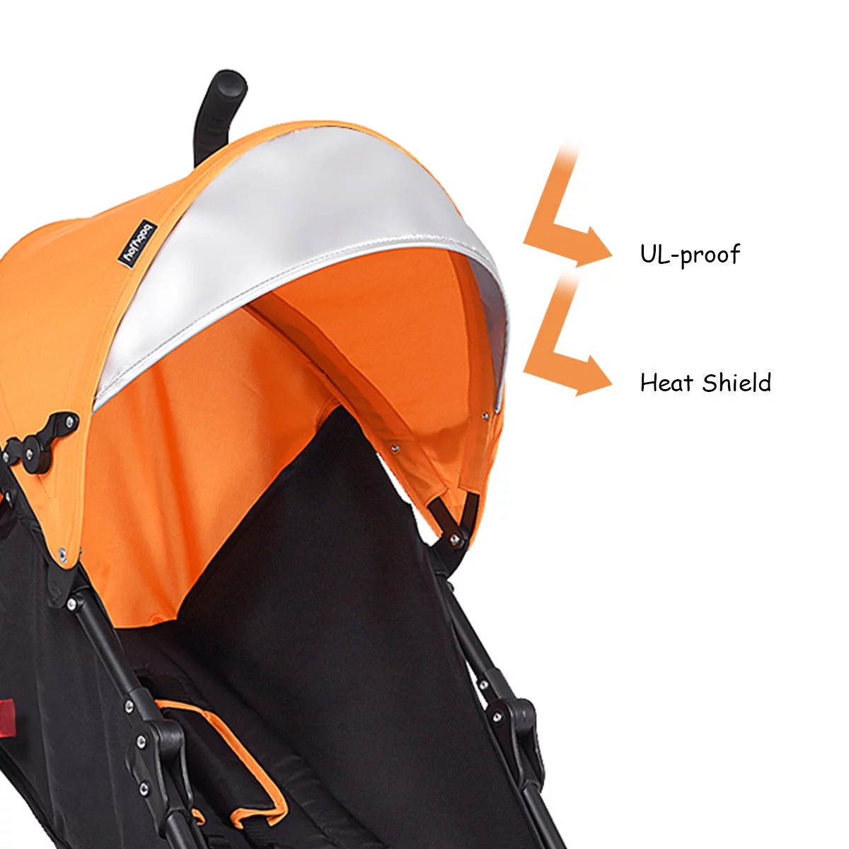 Costway Folding Lightweight Baby Toddler Umbrella Travel Stroller with Storage Basket Black - Womvr