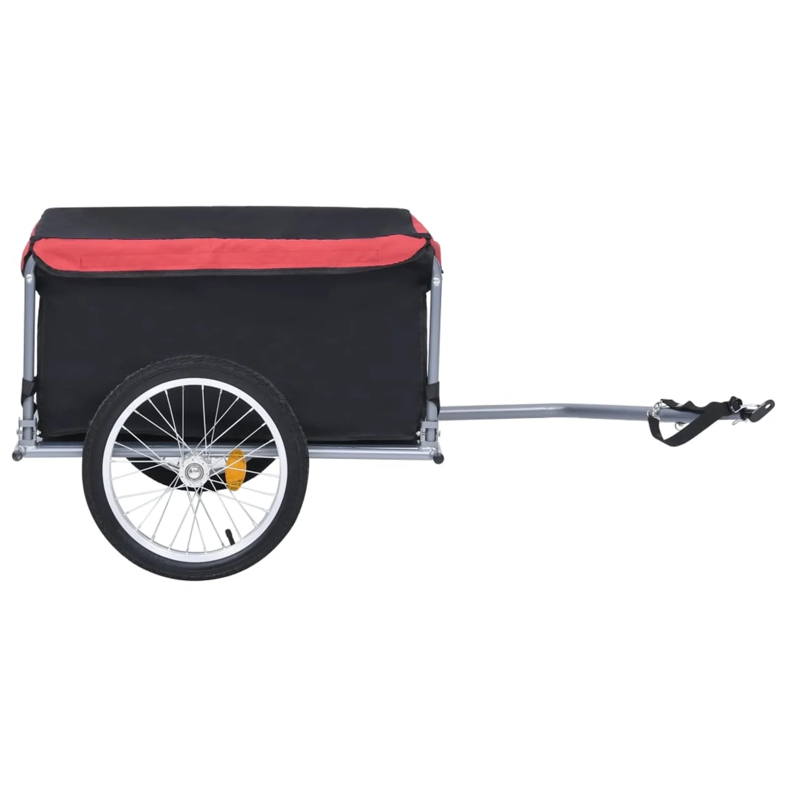 moobody Bike Cargo Trailer with Foldable Drawbar and Removable Cargo Compartment 2 Wheels Quick-Release Bike Wagon Trailer 53.5 x 28.3 x 22.8 Inches (L x W x H) - Womvr