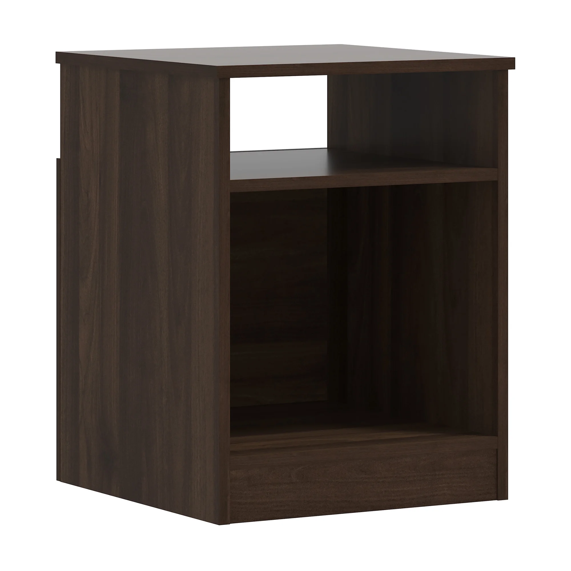 Mainstays Ardent Open Shelf Nightstand, White - Womvr