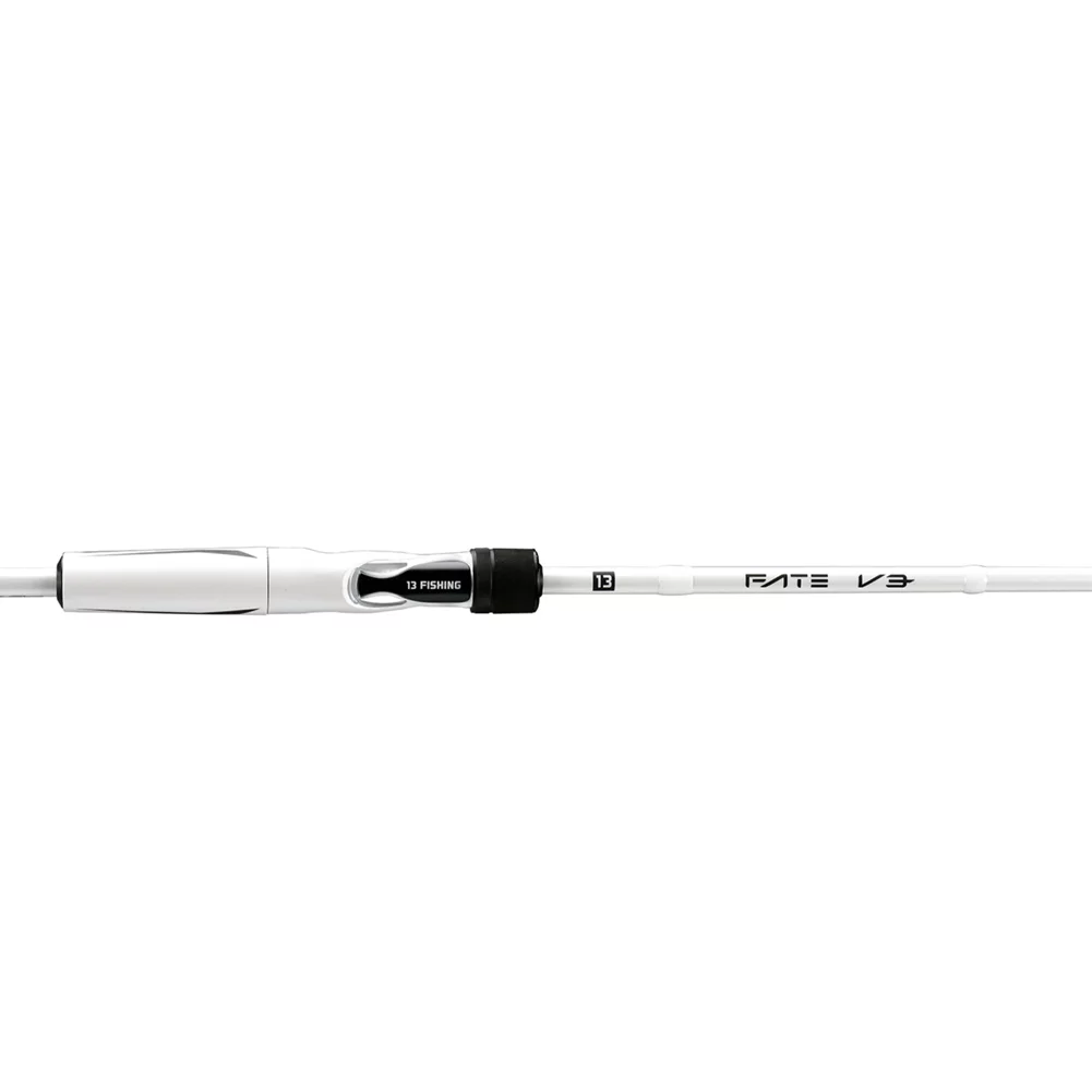 13 Fishing 1130235 7 ft. 6 in. Fate V3 Medium Heavy Casting Rod, Black - Womvr