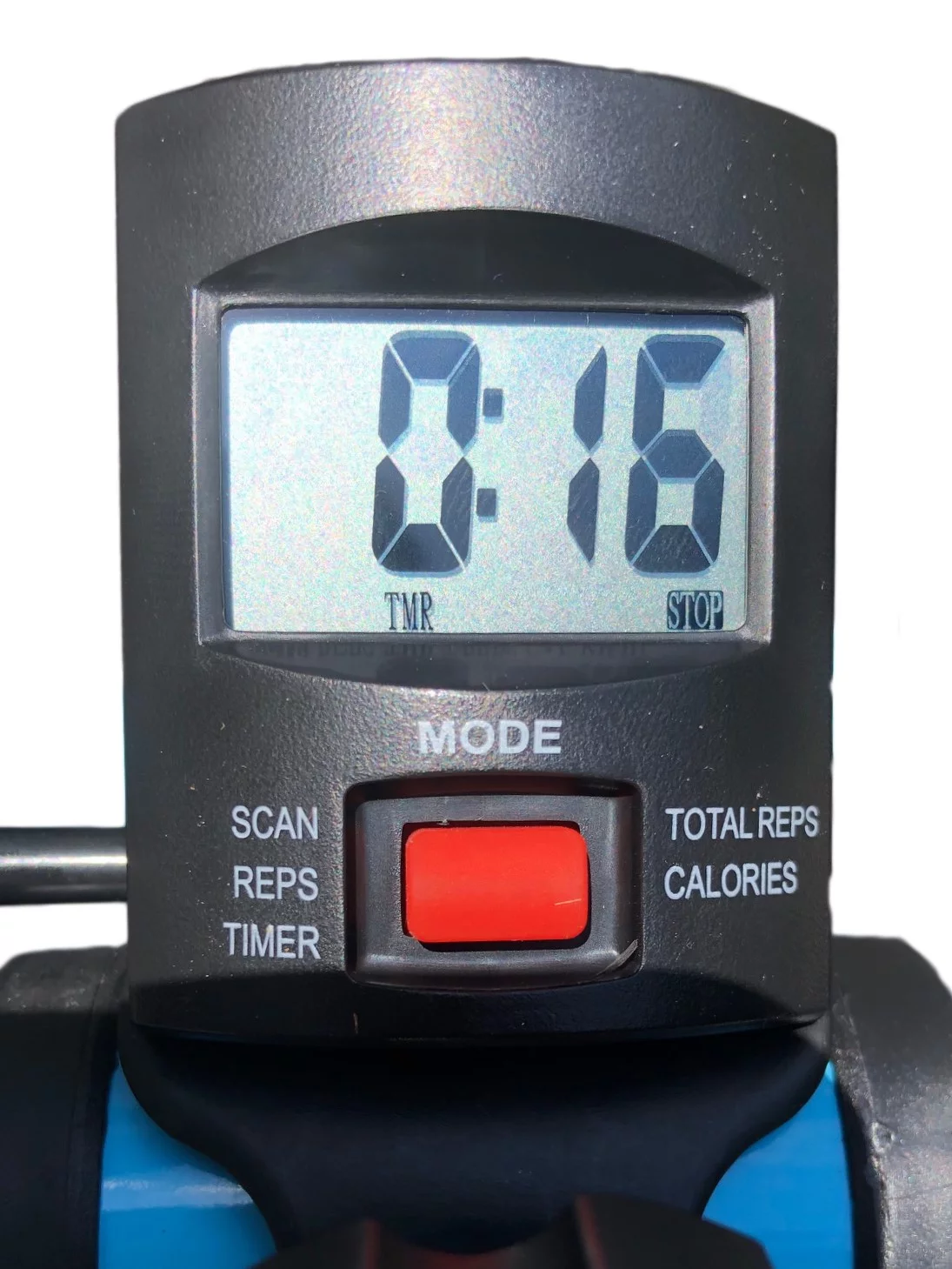 FitSit Deluxe Folding Pedal Exerciser for Arms & Legs Digital Display, Adjustable Resistance, Pedaler Anchor Strap - Womvr