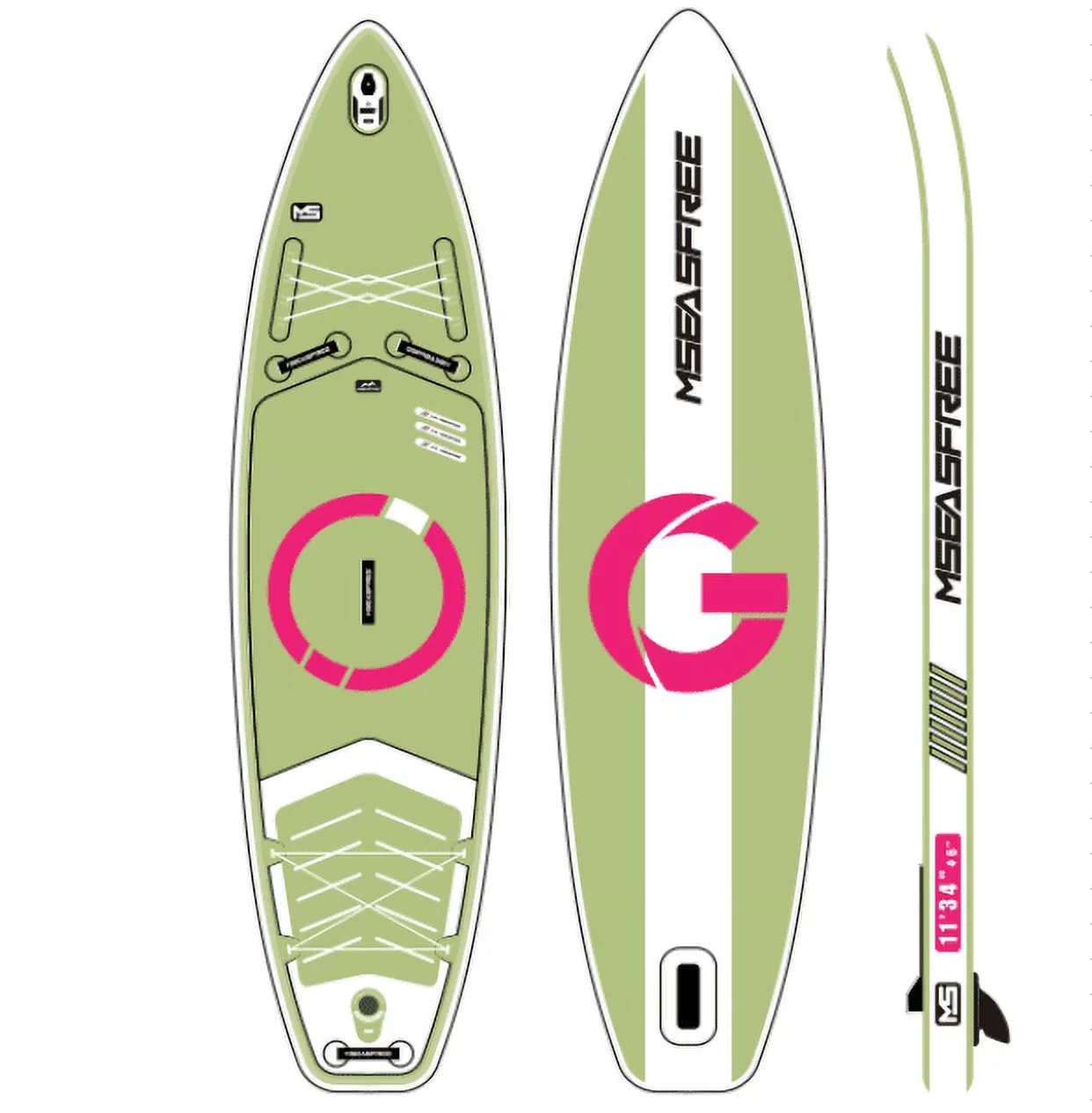 Inflatable Stand Up Paddle Board, 11'x34
