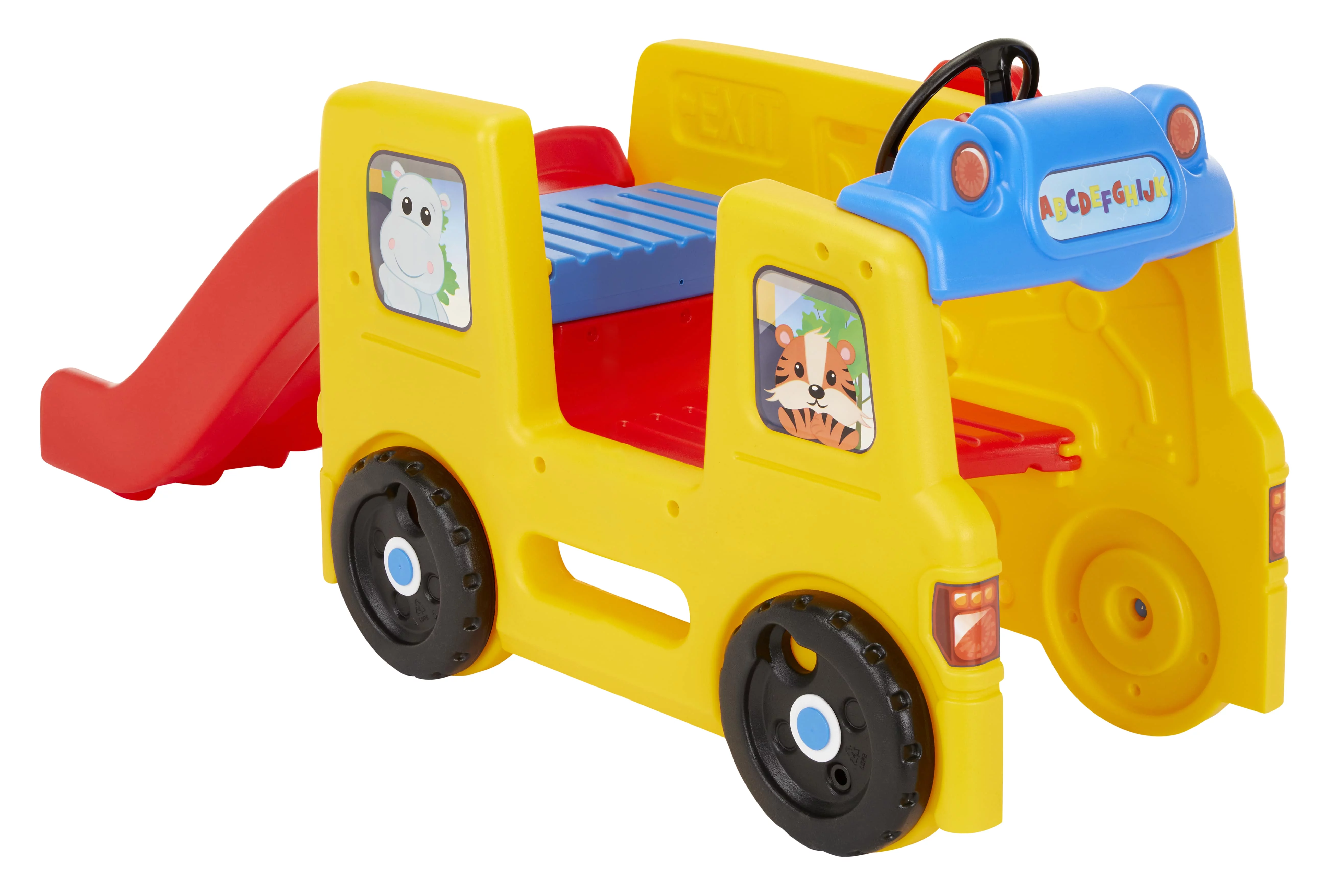 Little Tikes School Bus Climber and Slide with Interactive Dashboard - Womvr