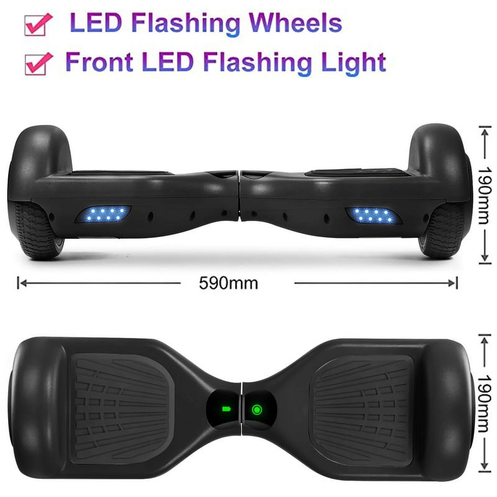 JOLEGE Hoverboard Go Kart Combo, 6.5