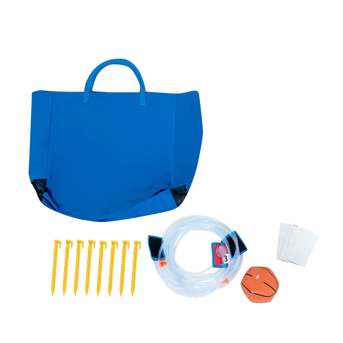 Inflatable Kids Water Slide Park with Climbing Wall Water Cannon and Splash Pool - Womvr