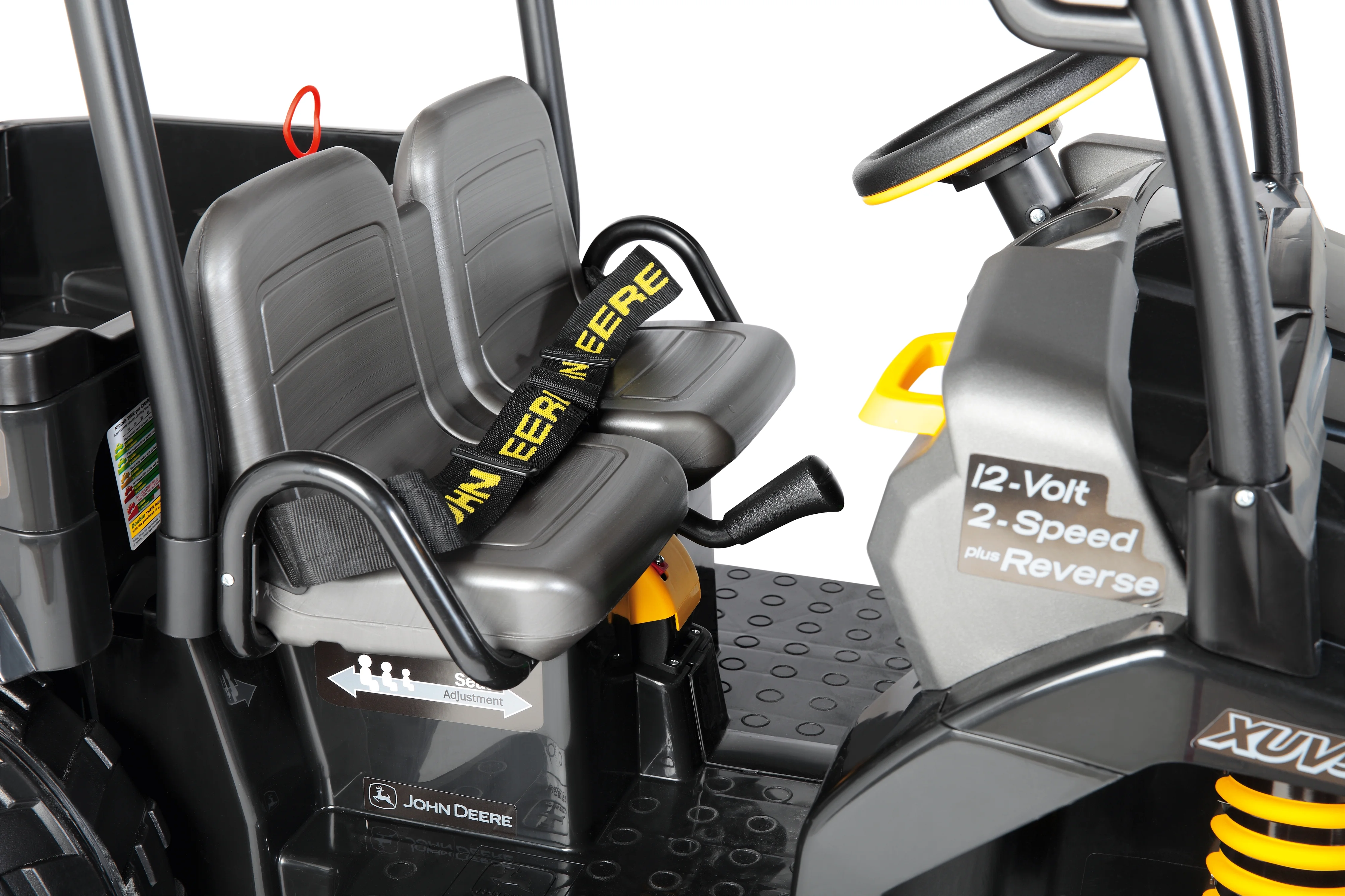 Peg Perego John Deere Gator XUV Midnight Black, 12-Volt Battery-Powered Ride-on - Womvr