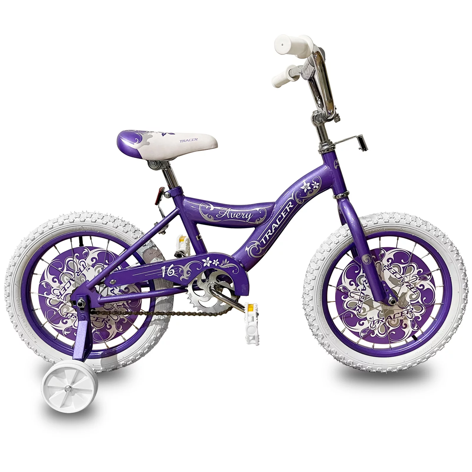 TRACER Daisy BMX 20 Inch Kids Bike, Boy and Girls Age 5 to 9, Purple - Womvr