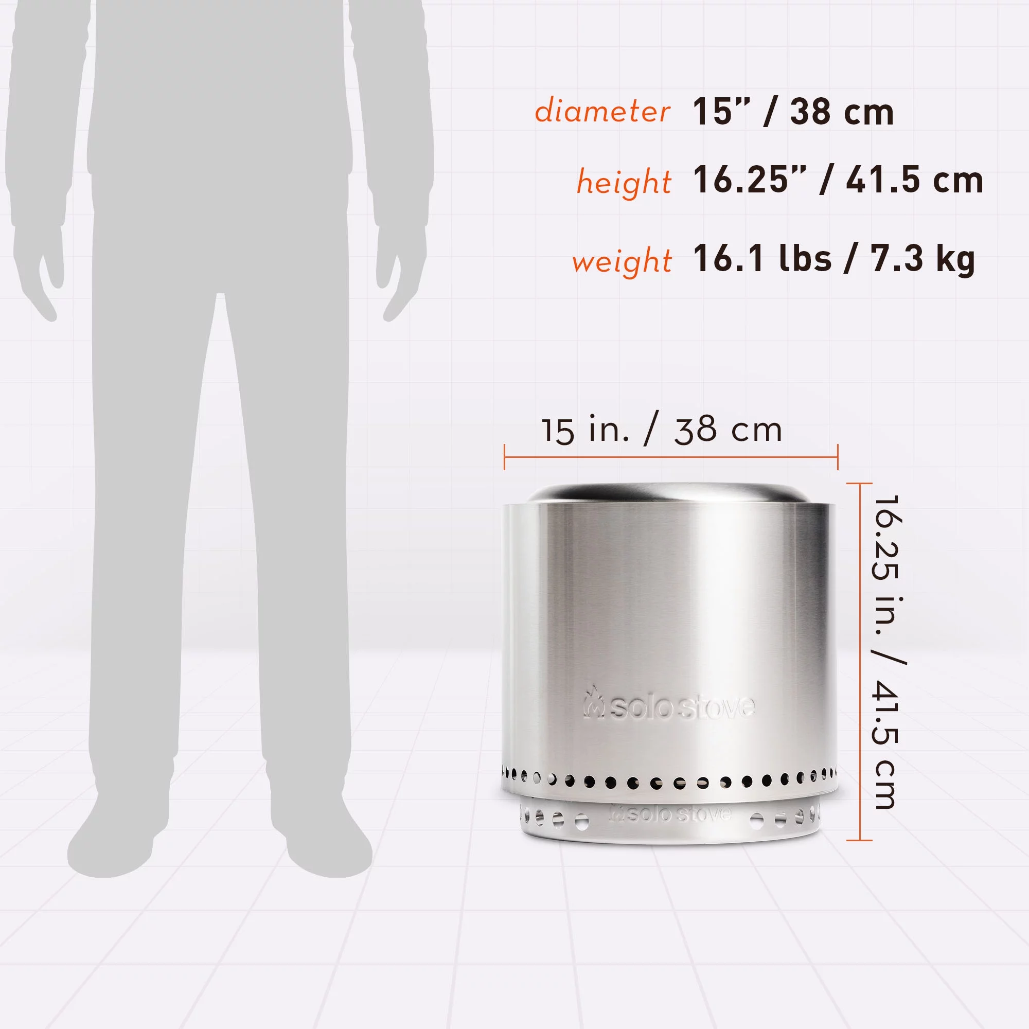 Solo Stove Ranger 2.0 with Stand, Smokeless Fire Pit. - Womvr