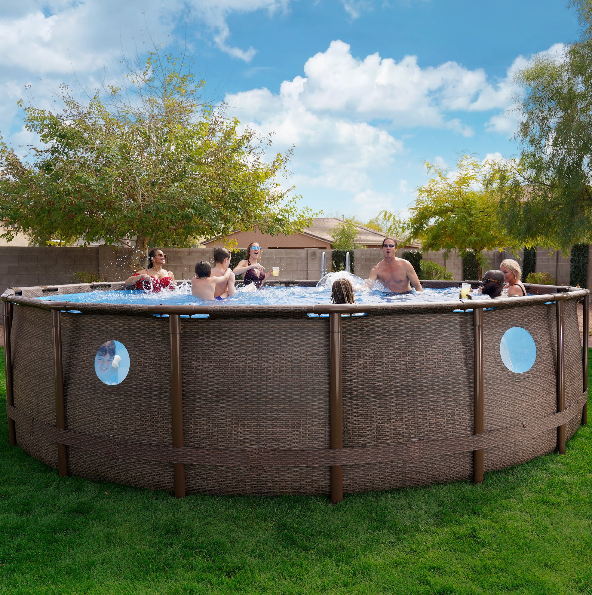 Coleman Power Steel Swim Vista 18' x 48