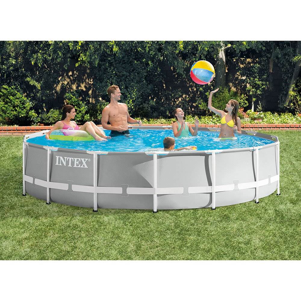 Intex 26723EH 15ft x 42in Prism Frame Above Ground Swimming Pool Set - Womvr