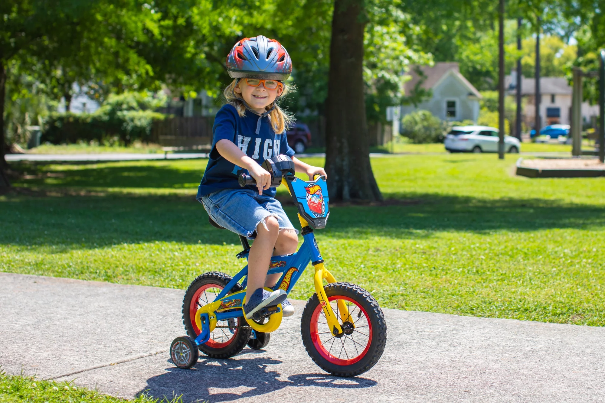 Dynacraft Hot Wheels 12-inch Boys BMX Bike for Child 3-5 Years - Womvr