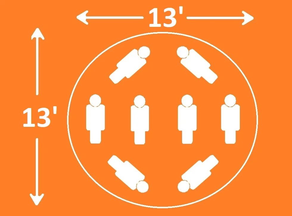 Ozark Trail, 8-Person Yurt Tent, 13' x 13' x 92