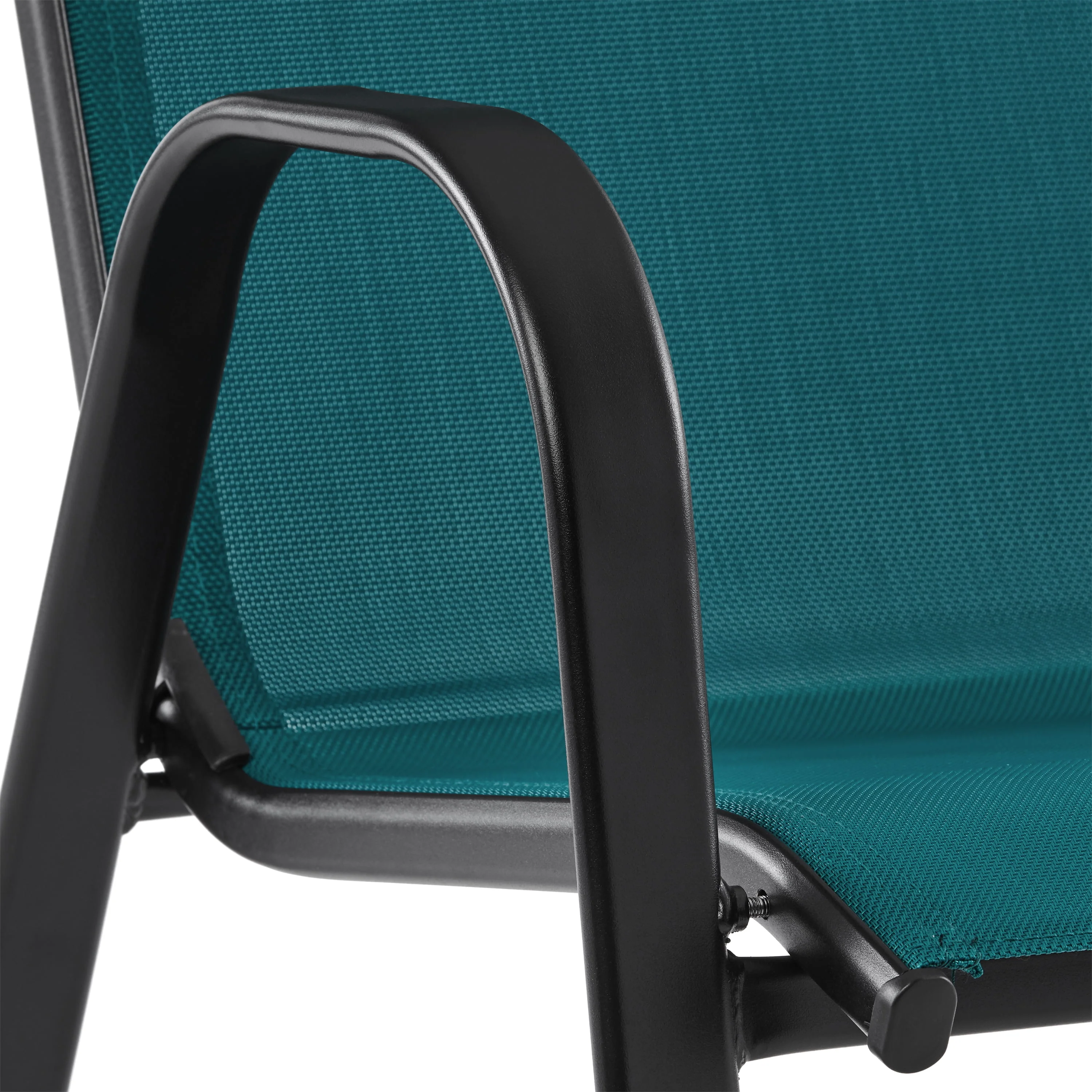 Mainstays Heritage Park Steel Stacking Chair (1 Pack), Grey - Womvr